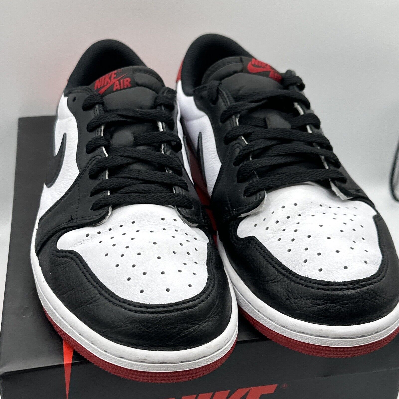 Nike Air Jordan 1 Low OG Black Toe 2023 Men’s 12 Shoes CZ0790-106