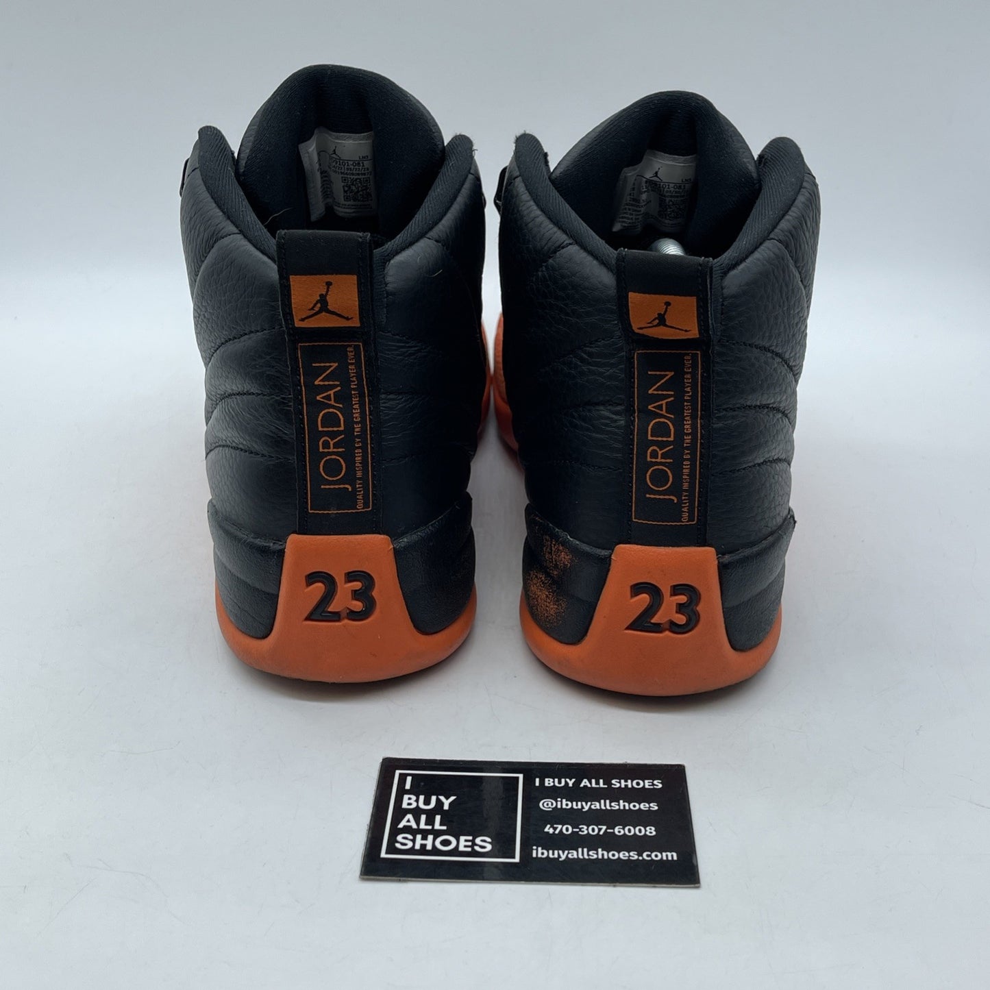 Size 11W - Air Jordan 12 Retro Brilliant Orange Black Leather (FD9101-081)