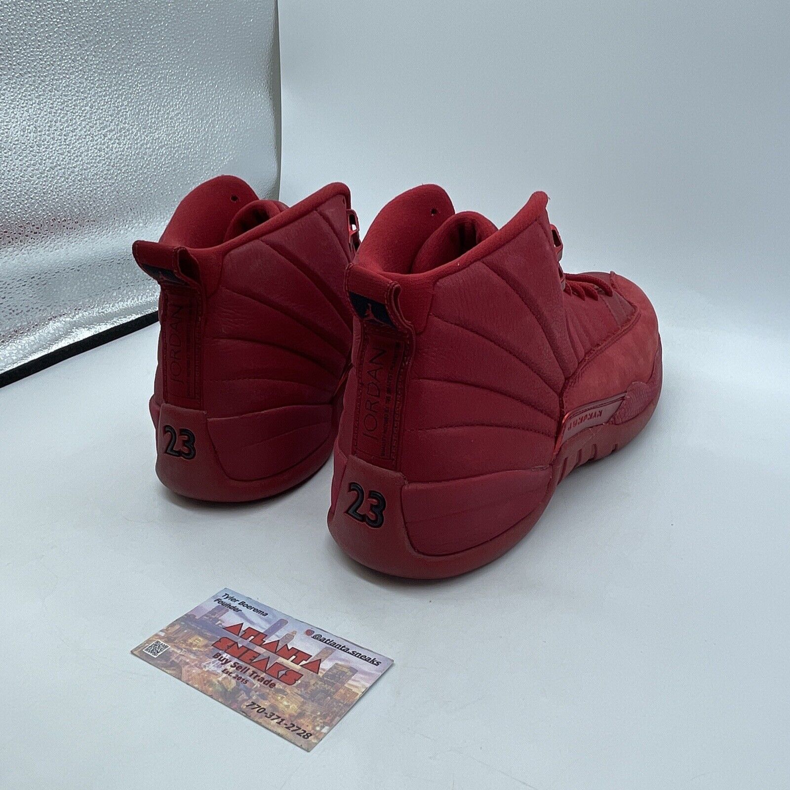 Size 11 - Air Jordan 12 Retro Gym Red Black Suede (130690-601)