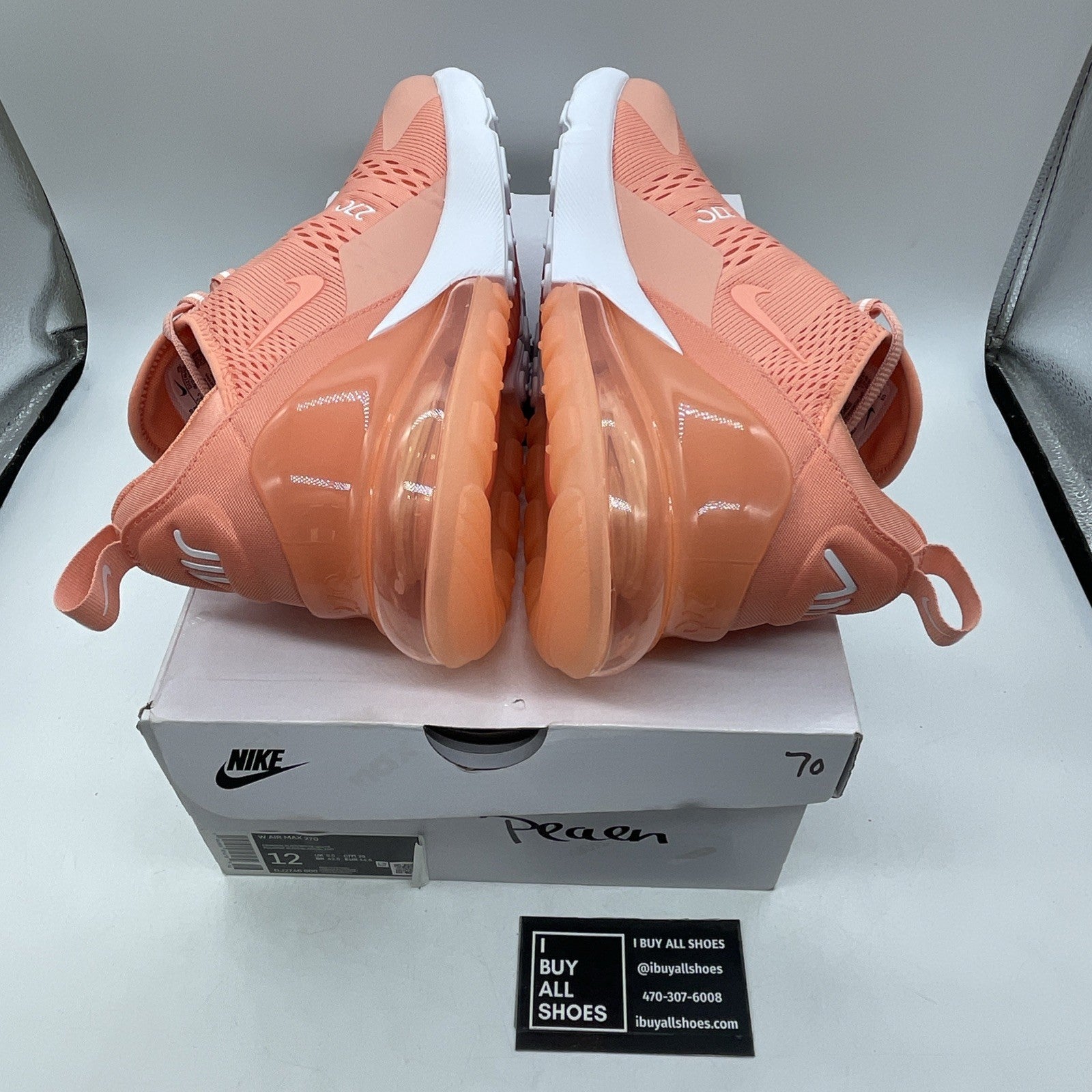 Size 12W - Nike Air Max 270 Crimson Bliss (DJ2746-600)