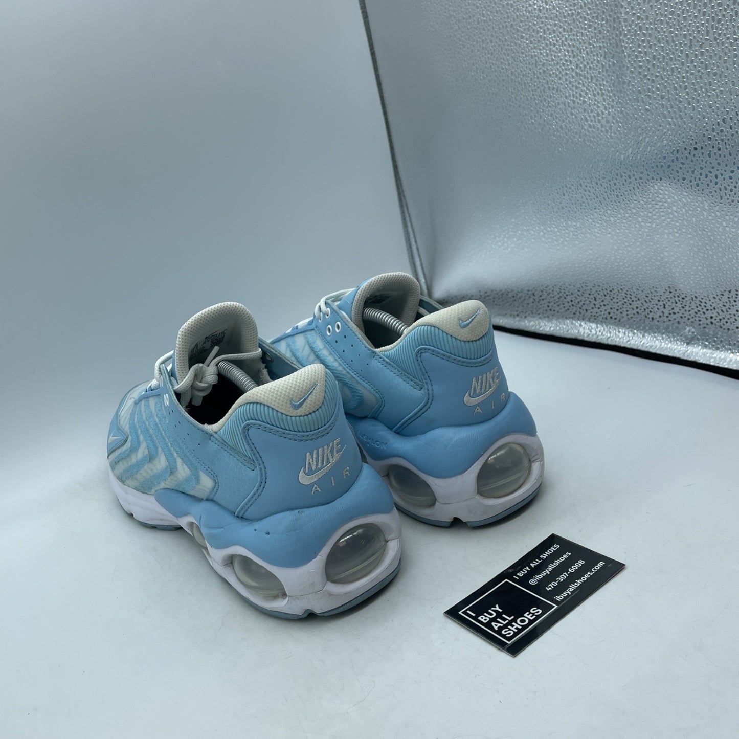 Size 12 - Nike Air Max TW Ocean Bliss Blue White Leather Suede (FD0733-442)