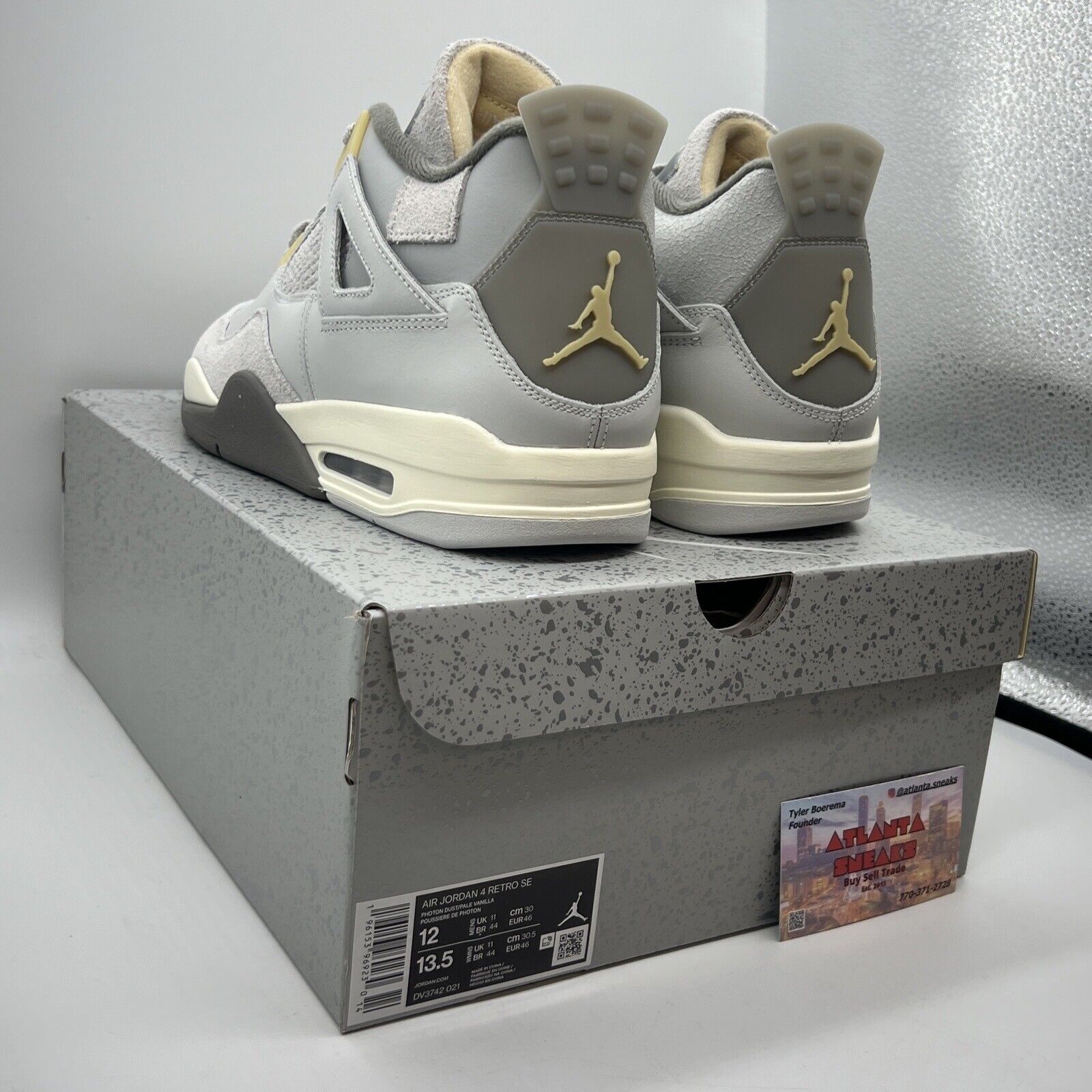 Size 12 - Jordan 4 Retro SE Low Craft Brand New Og All