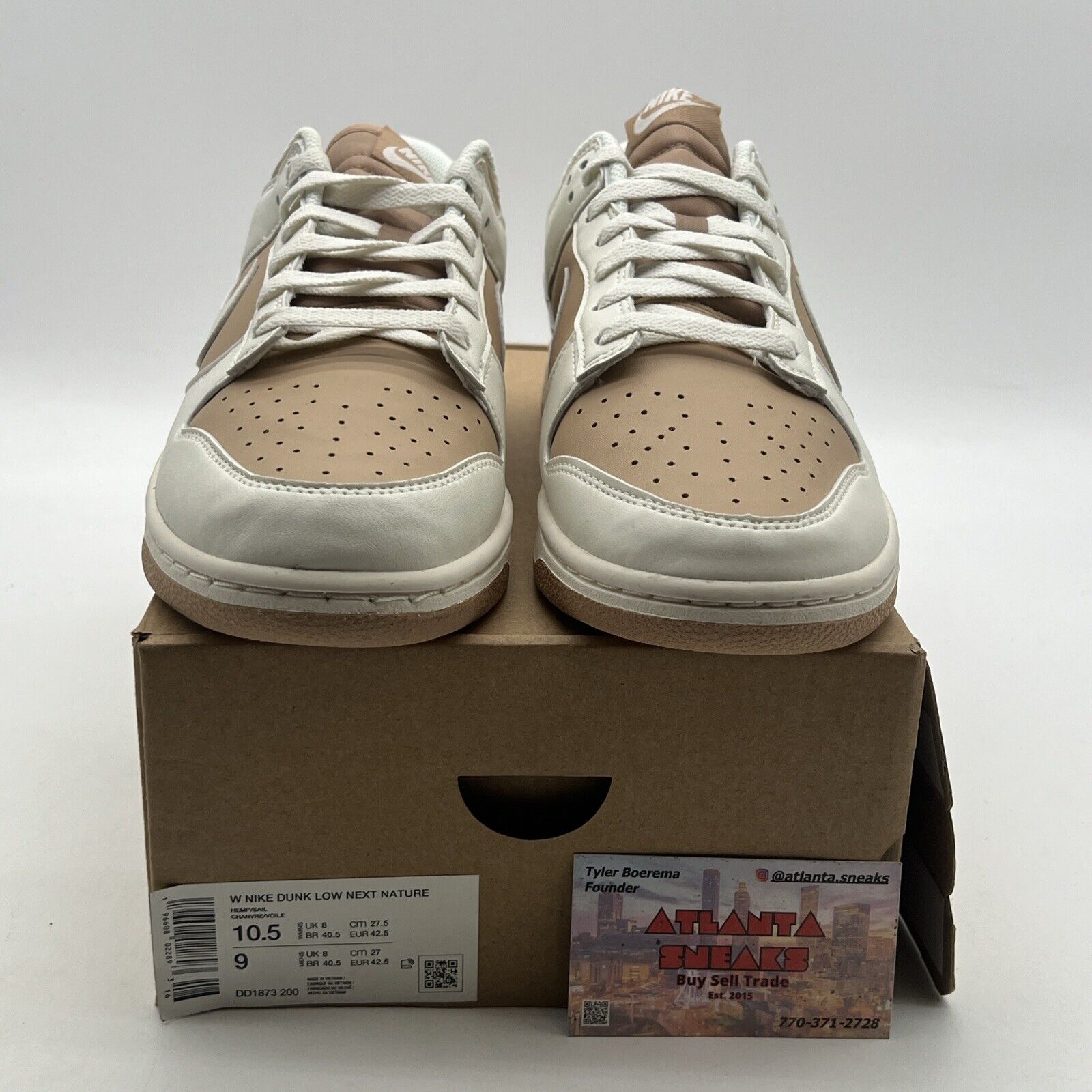 Size 10.5W - Nike Dunk Next Nature Low Hemp (DD1873-200)