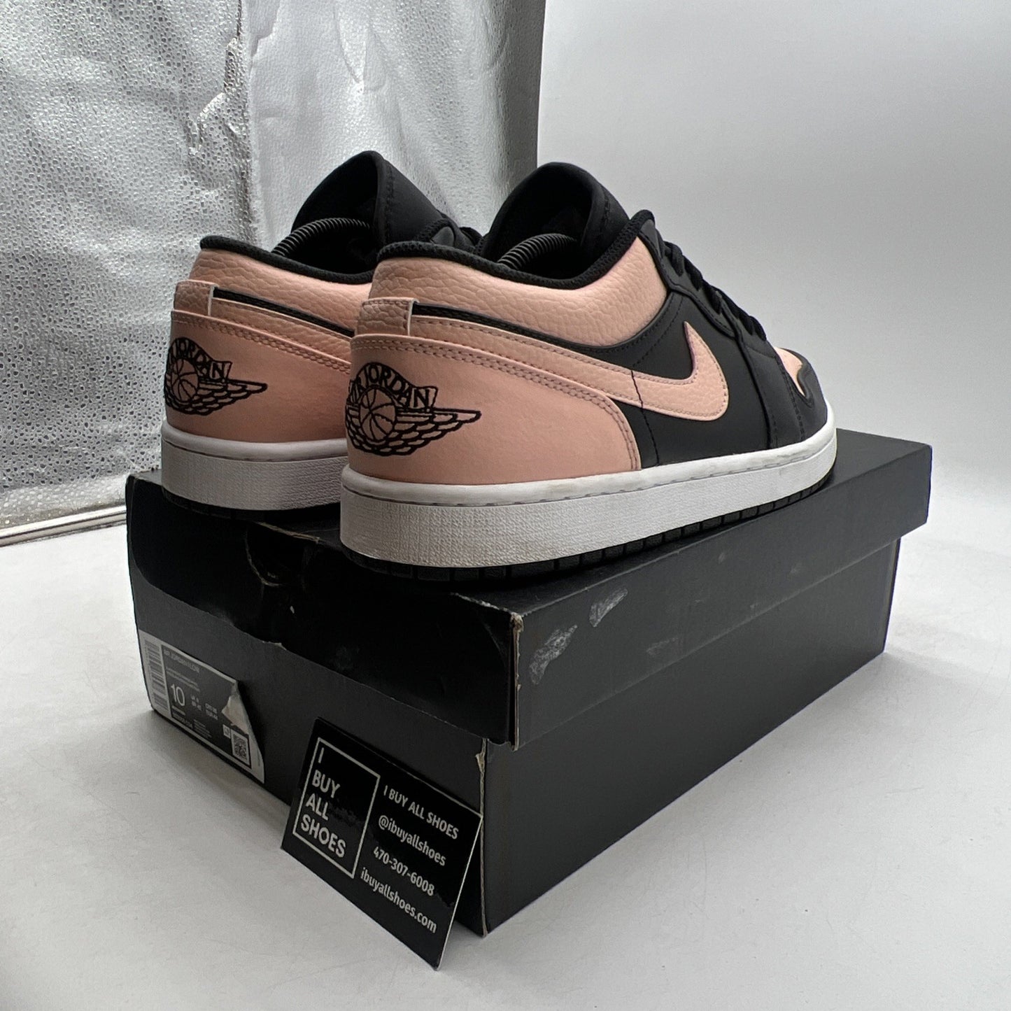 Size 10 - Air Jordan 1 Low Crimson Tint (553558-034)
