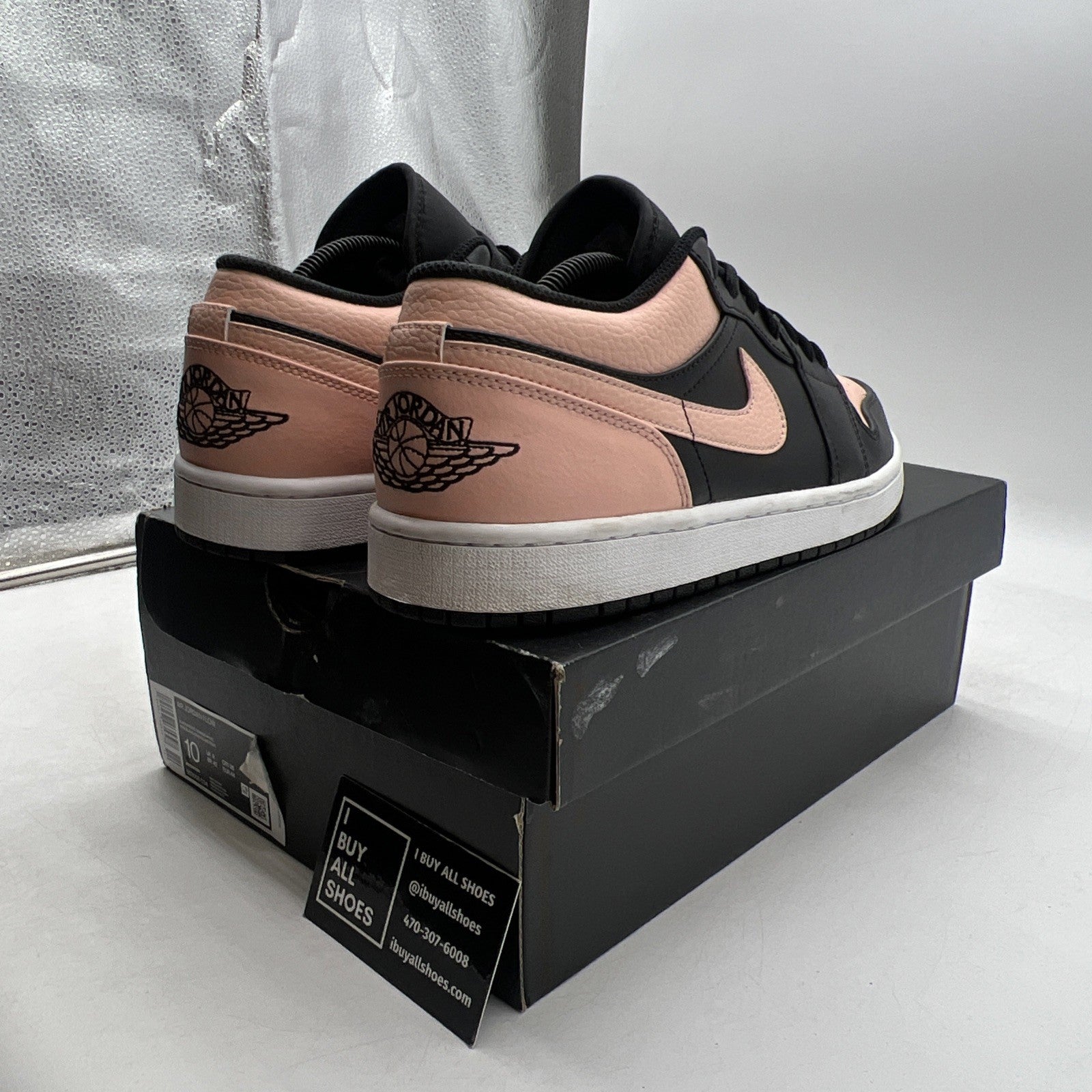 Size 10 - Air Jordan 1 Low Crimson Tint (553558-034)