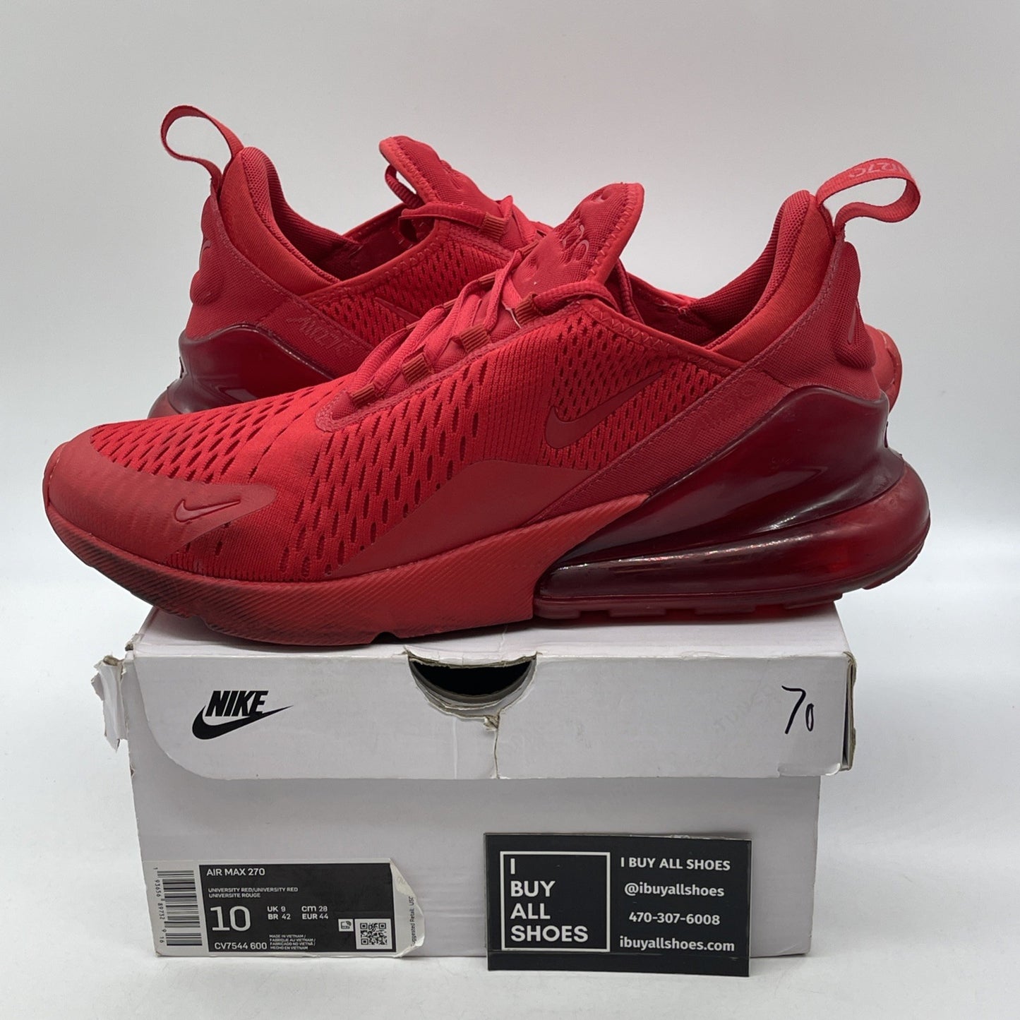 Size 10 - Nike Air Max 270 University Red (CV7544-600)