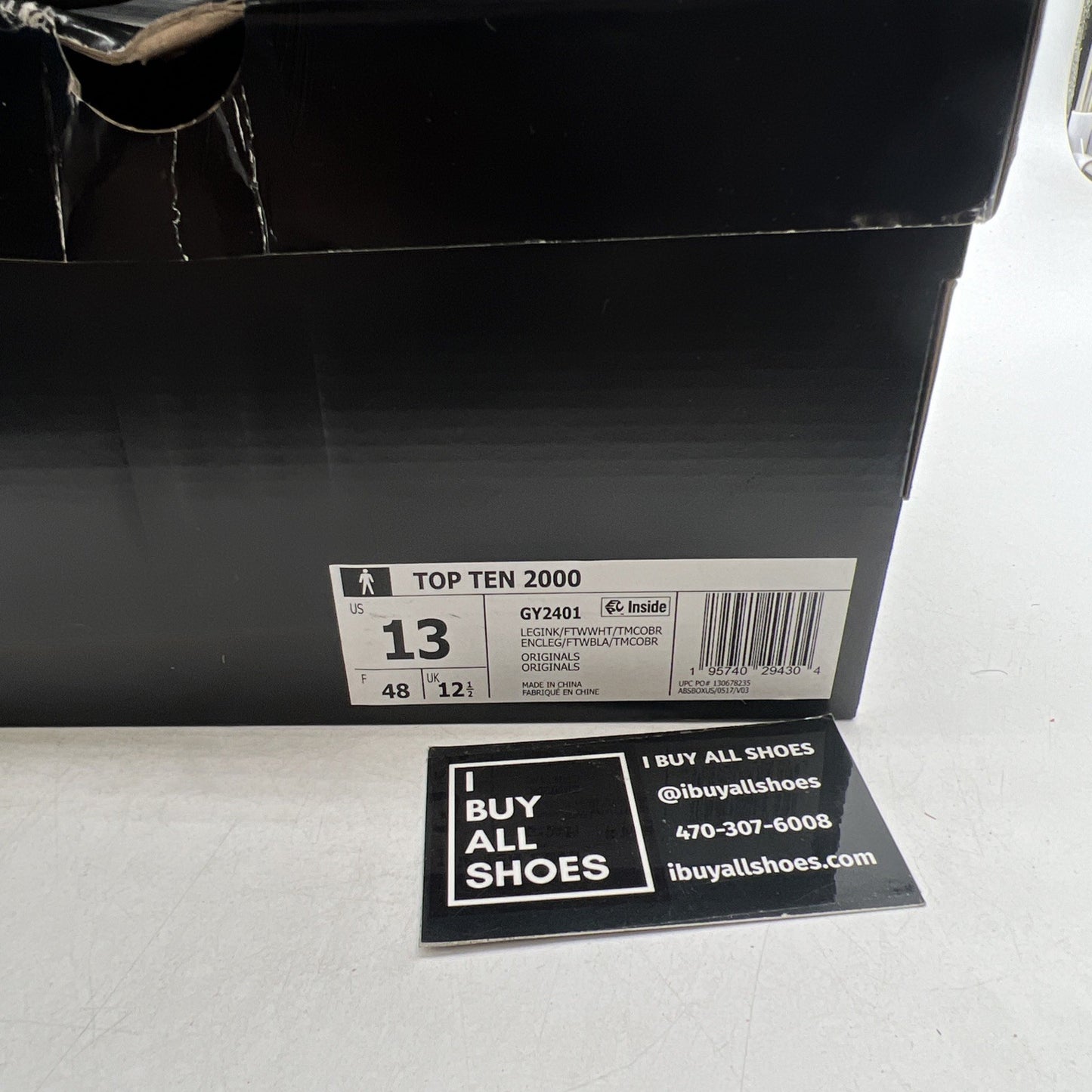 Size 13 - Adidas Top Ten 2000 2022 Navy White (GY2401)