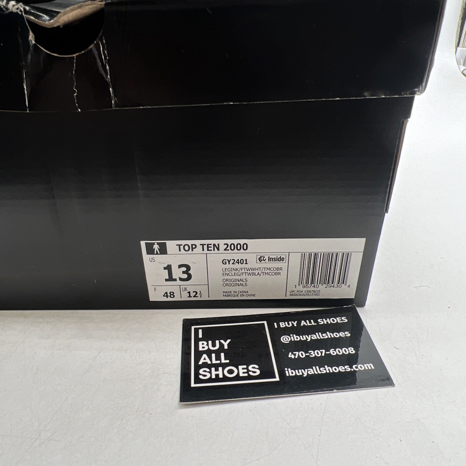 Size 13 - Adidas Top Ten 2000 2022 Navy White (GY2401)