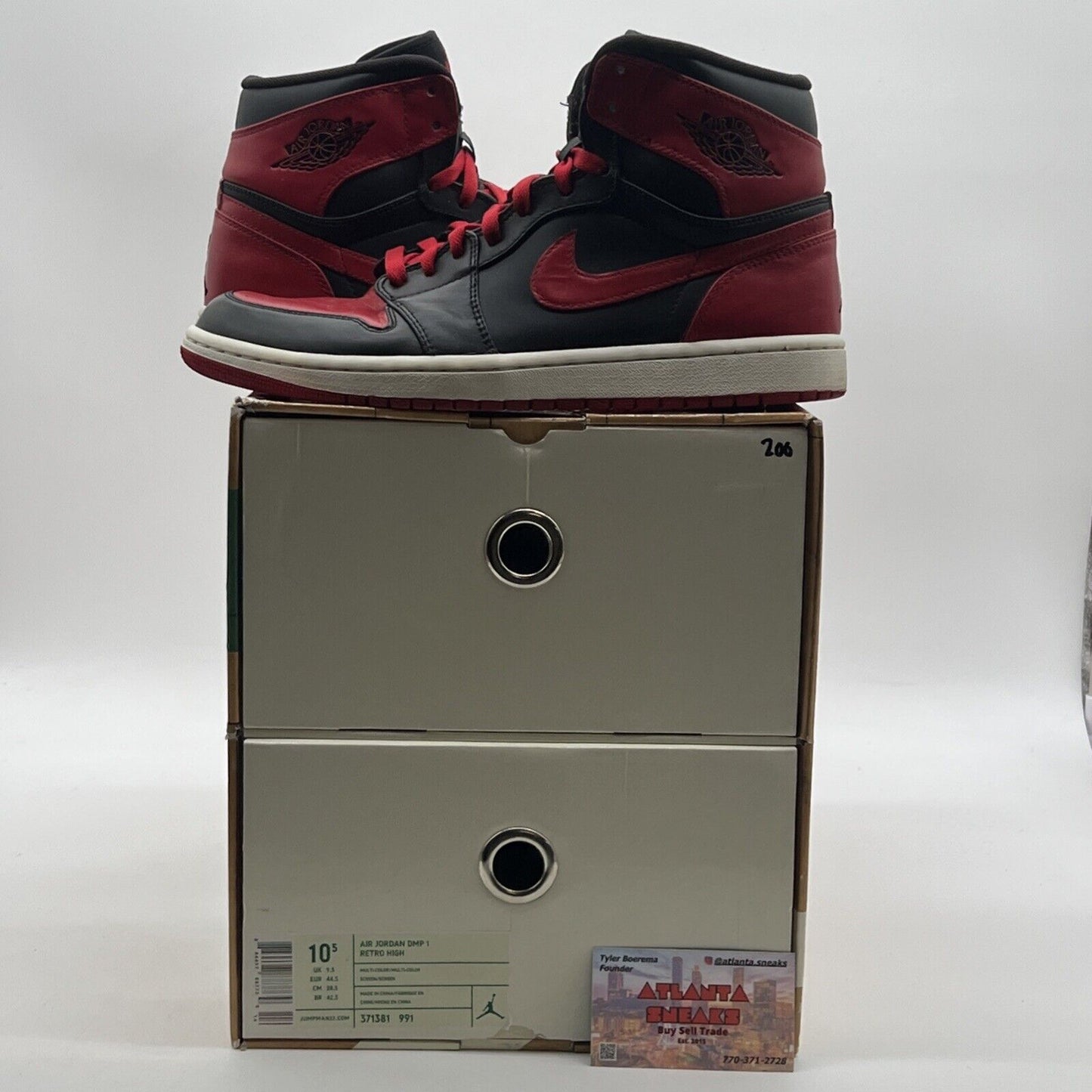 Size 10.5 - Air Jordan 1 Retro DMP High Chicago Bulls (332550-061)