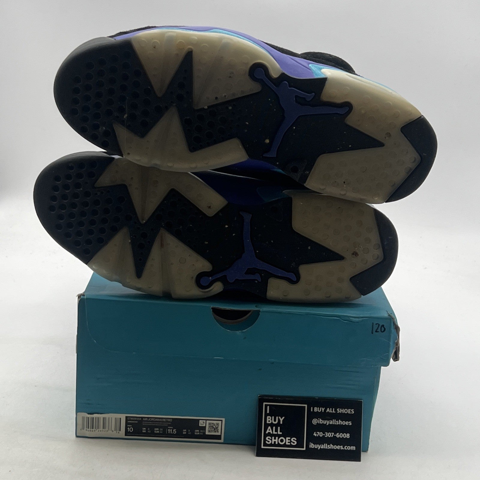 Size 10 - Air Jordan 6 Retro Aqua (CT8529-004)