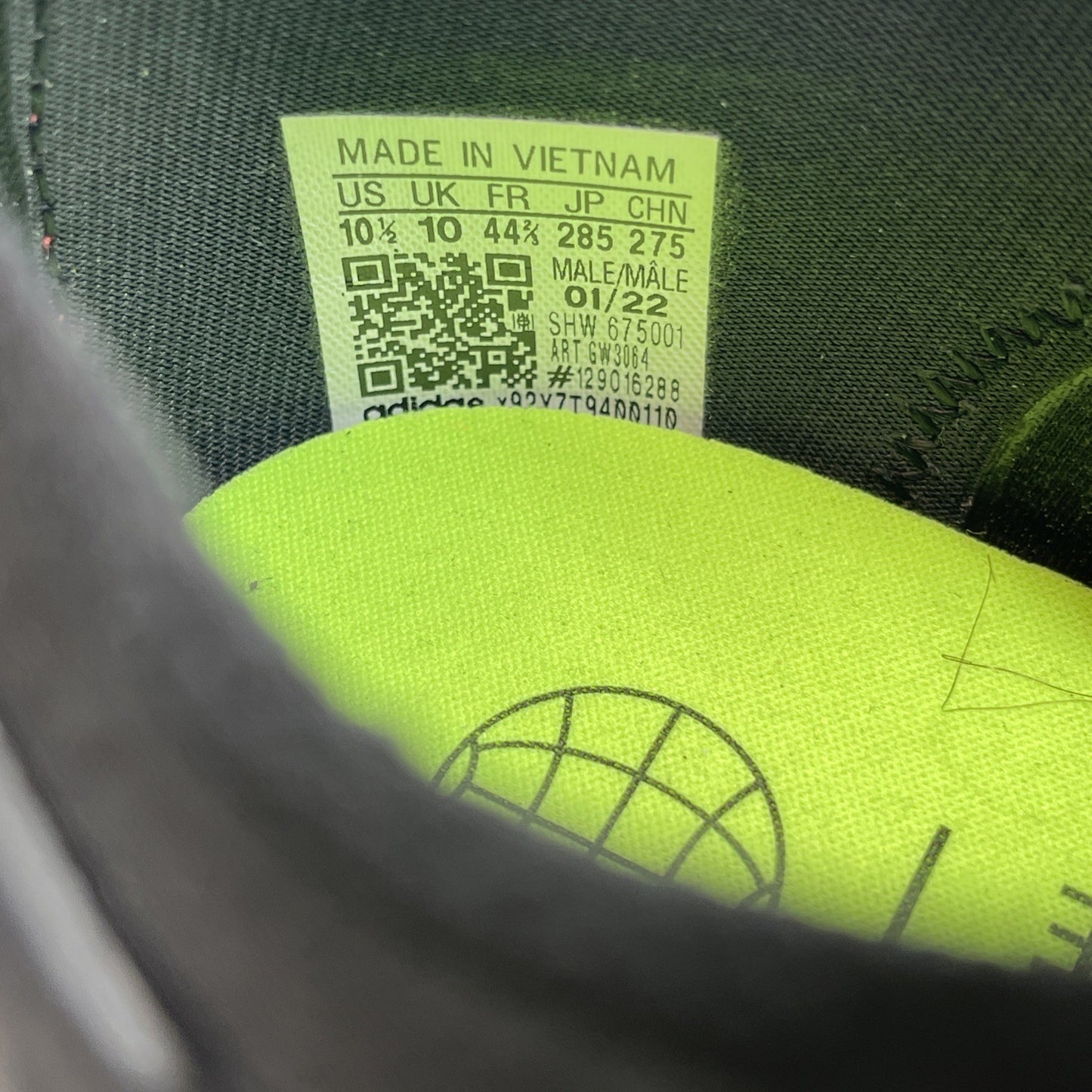 Size 10.5 - Adidas NMD_V3 Black Signal Green (GW3064)