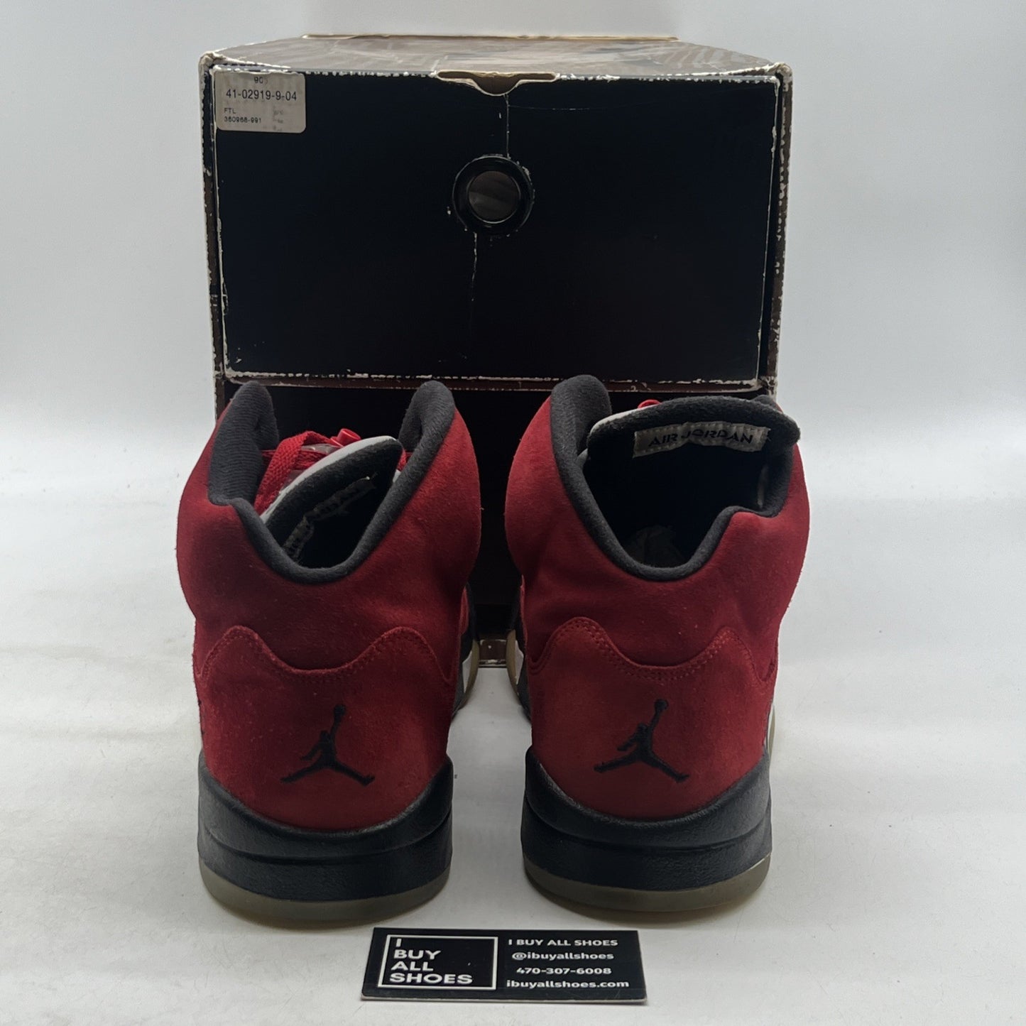 Size 13 - Air Jordan 5 Retro Raging Bull Red Suede (136027-601)