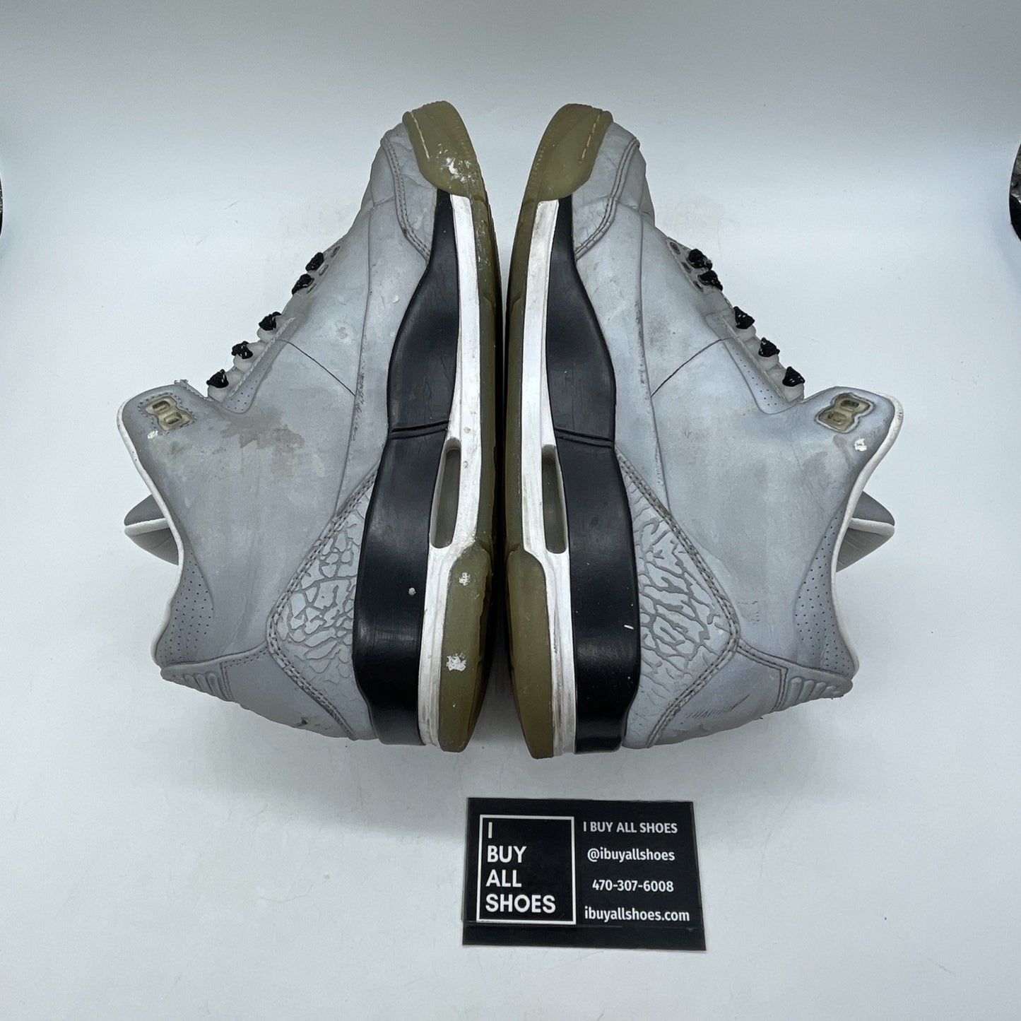 Size 8.5 - Air Jordan 3 5Lab3 Reflective Silver (631603-003)