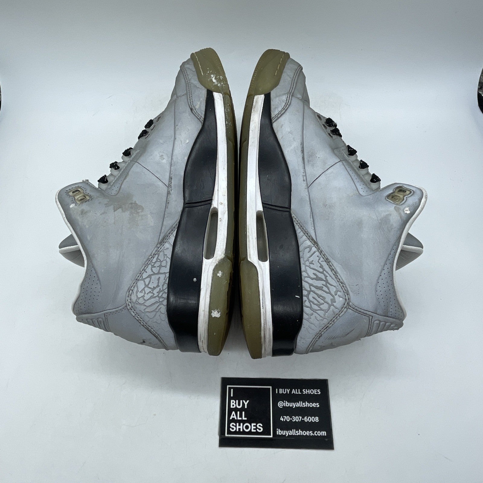 Size 8.5 - Air Jordan 3 5Lab3 Reflective Silver (631603-003)
