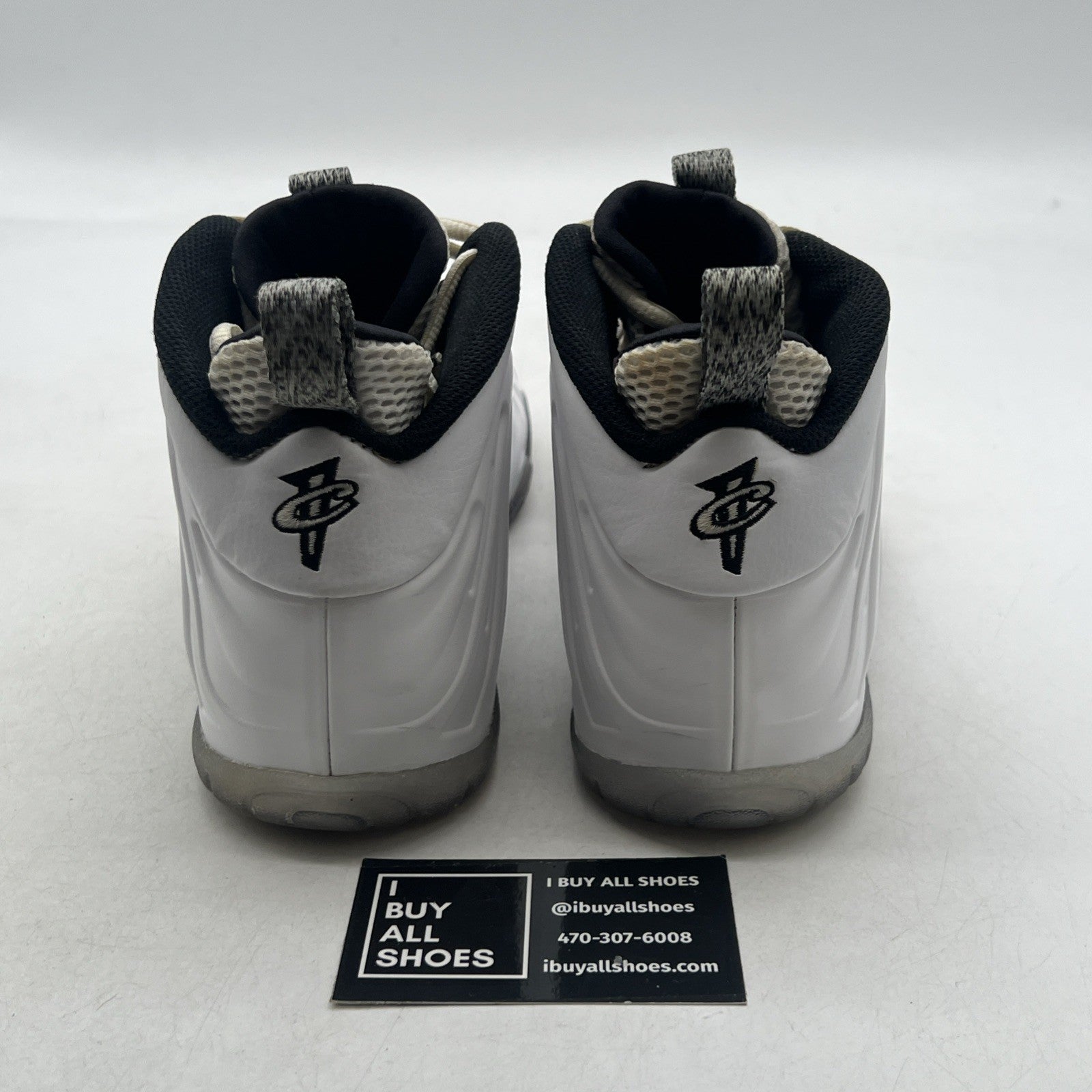 Size 7Y - Nike Posite One White Ice Foamposite 2017 (644791-102)