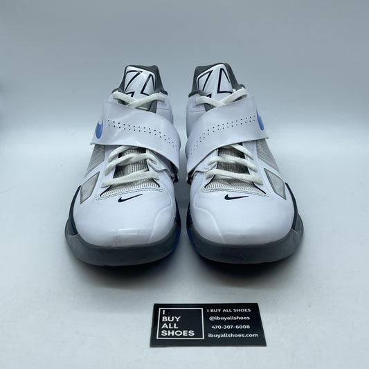 Size 13 - Nike Zoom KD 4 White Photo Blue Grey Leather (473679-100)