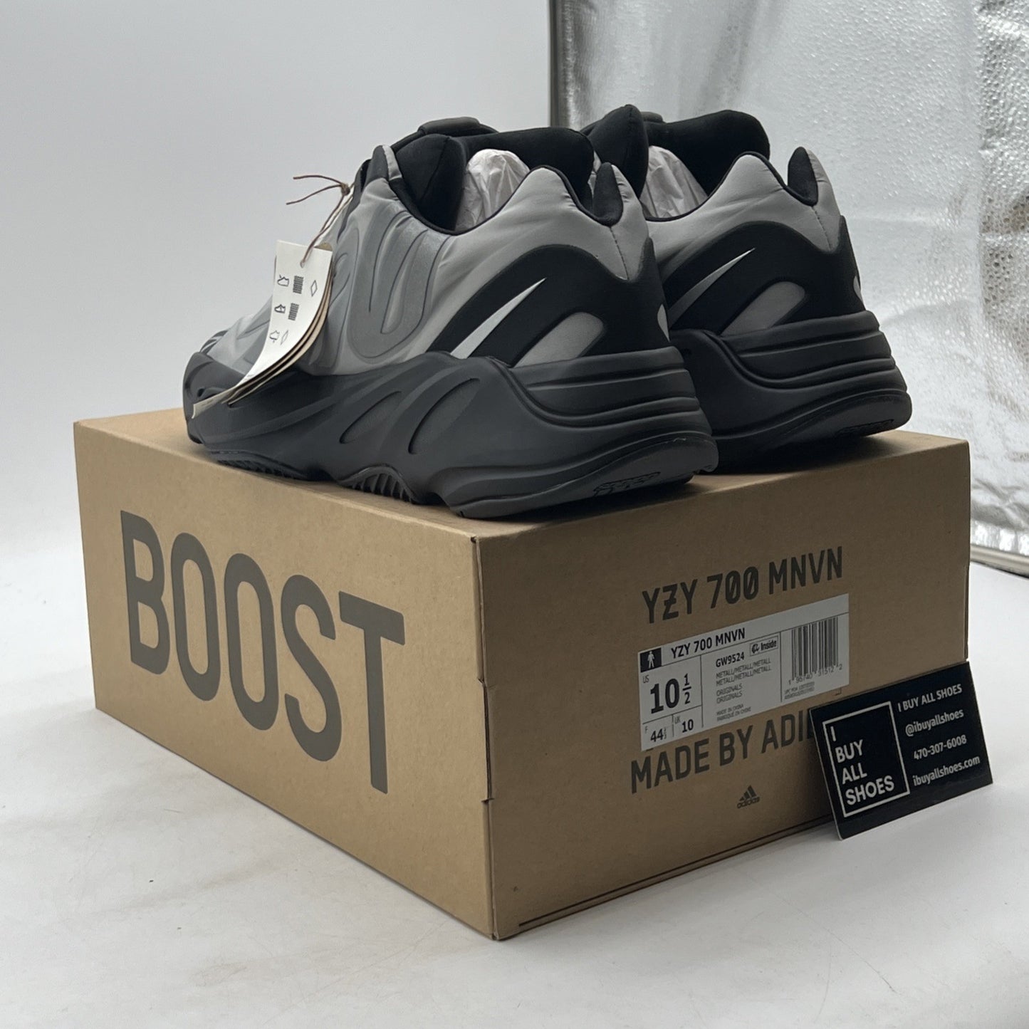 Size 10.5 - adidas Yeezy Boost 700 MNVN Metallic (GE9524)