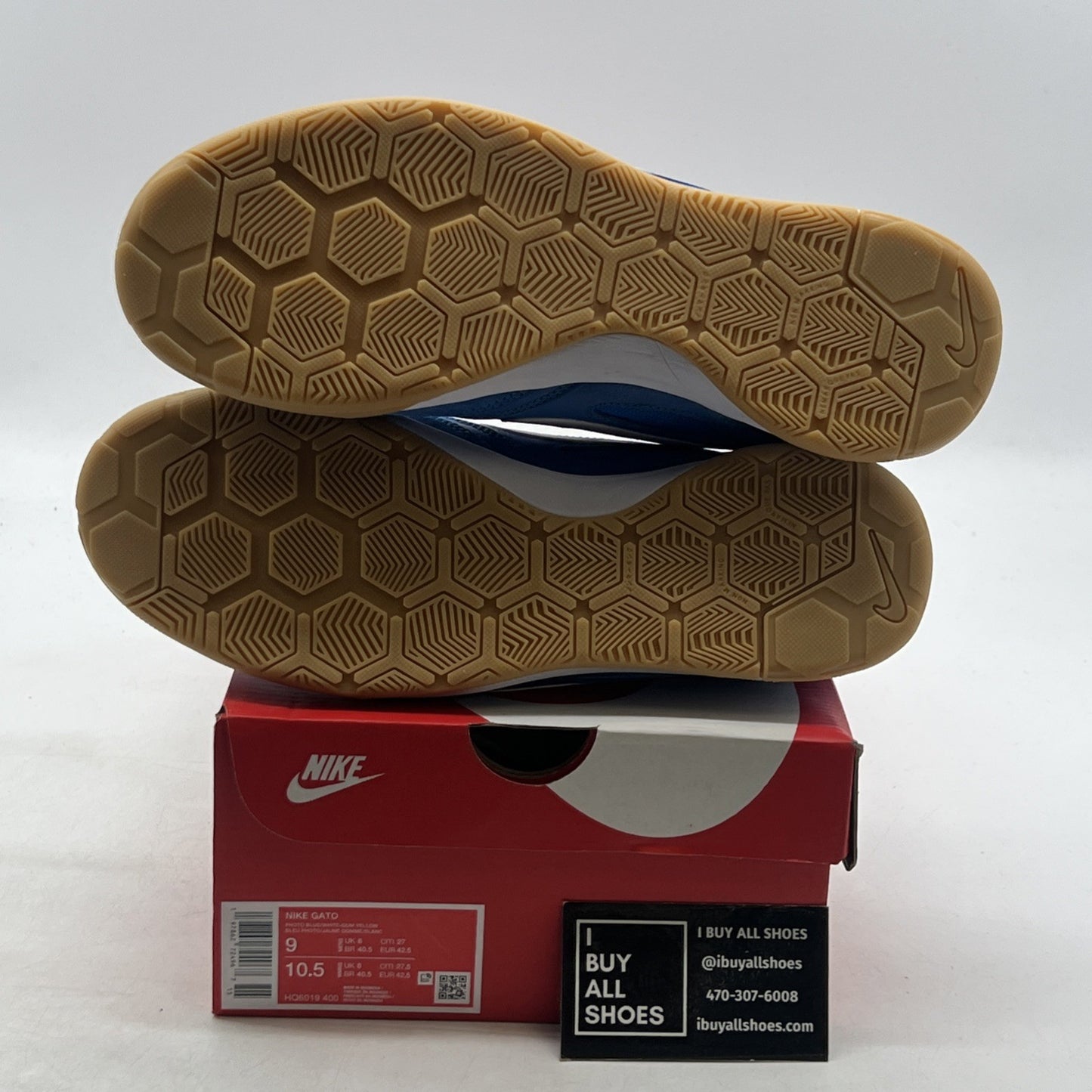 Size 9 - Nike Gato Photo Blue Gum (HQ6019-400)