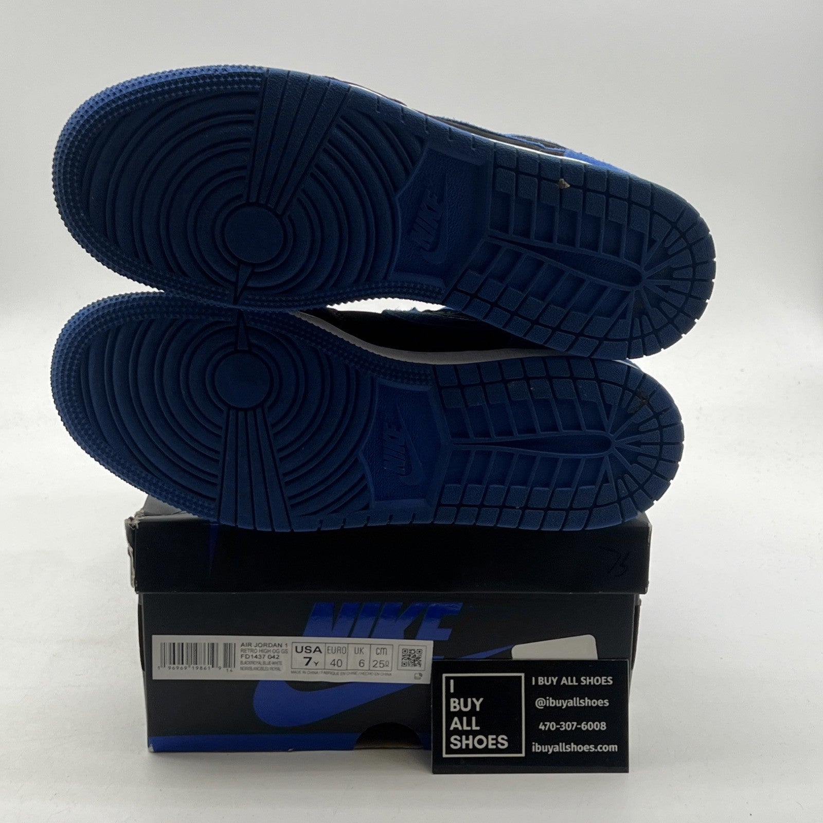 Size 7 - Air Jordan 1 Retro OG High Royal Reimagined (FD1437-042)