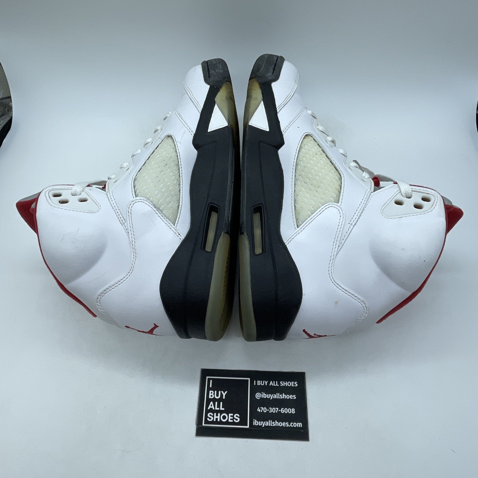 Size 9 - Air Jordan 5 Retro 2013 White Fire Red (136027-100)