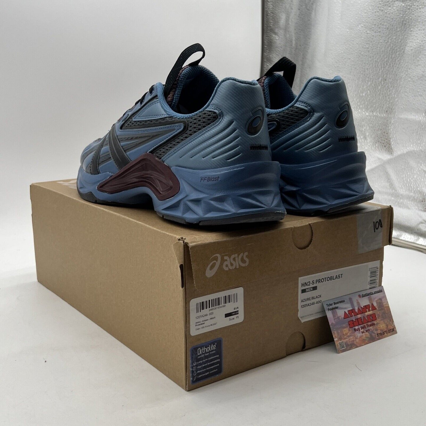 Size 11 - ASICS Kiko Kostadinov x HN2-S Protoblast Aquatic (1201A246-400)