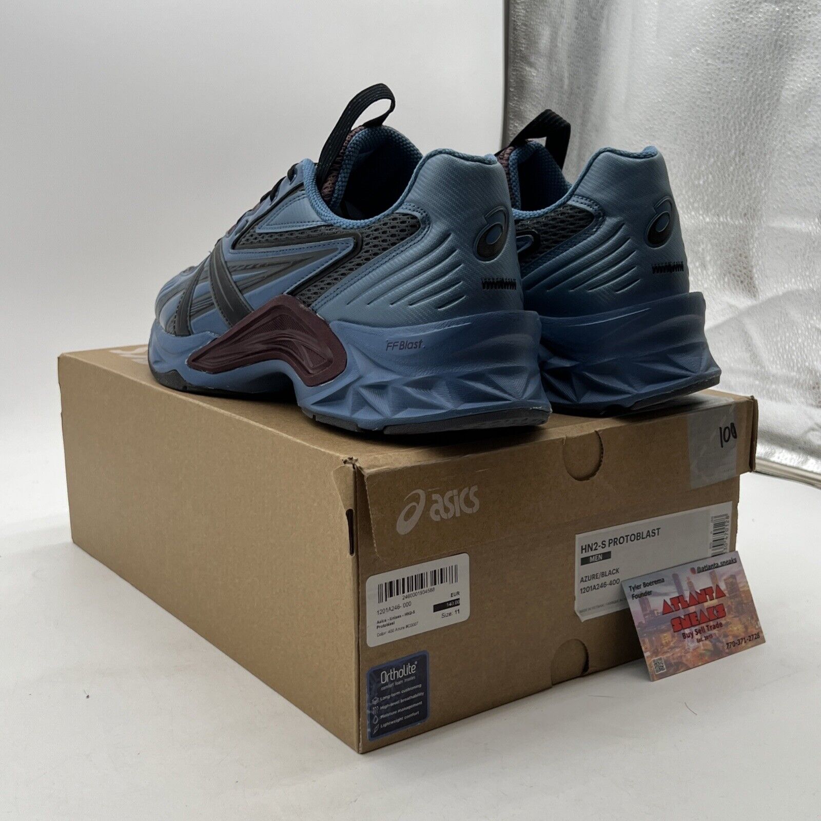 Size 11 - ASICS Kiko Kostadinov x HN2-S Protoblast Aquatic (1201A246-400)