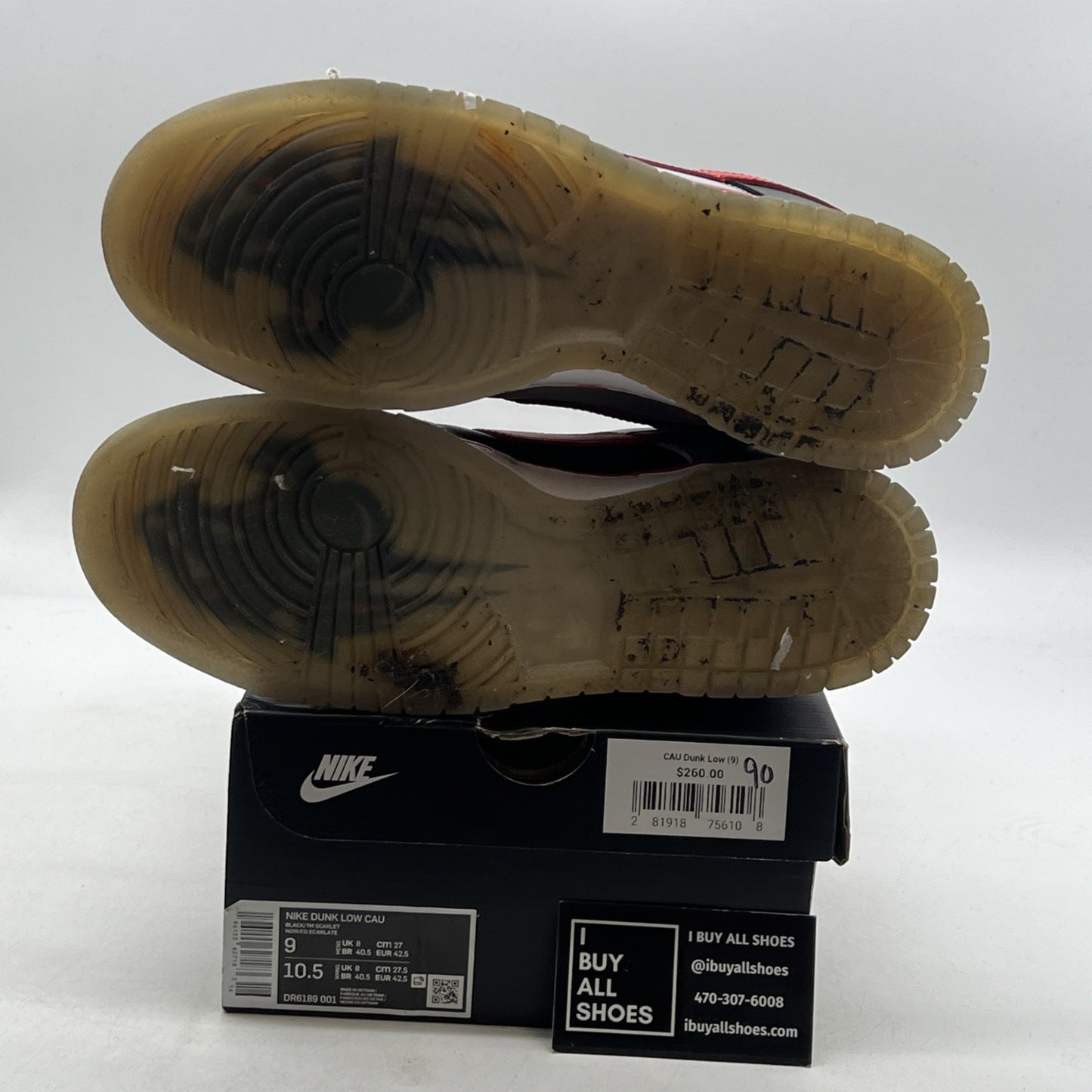 Size 9 - Nike Clark Atlanta University x Dunk Low Panthers (DR6189-001)