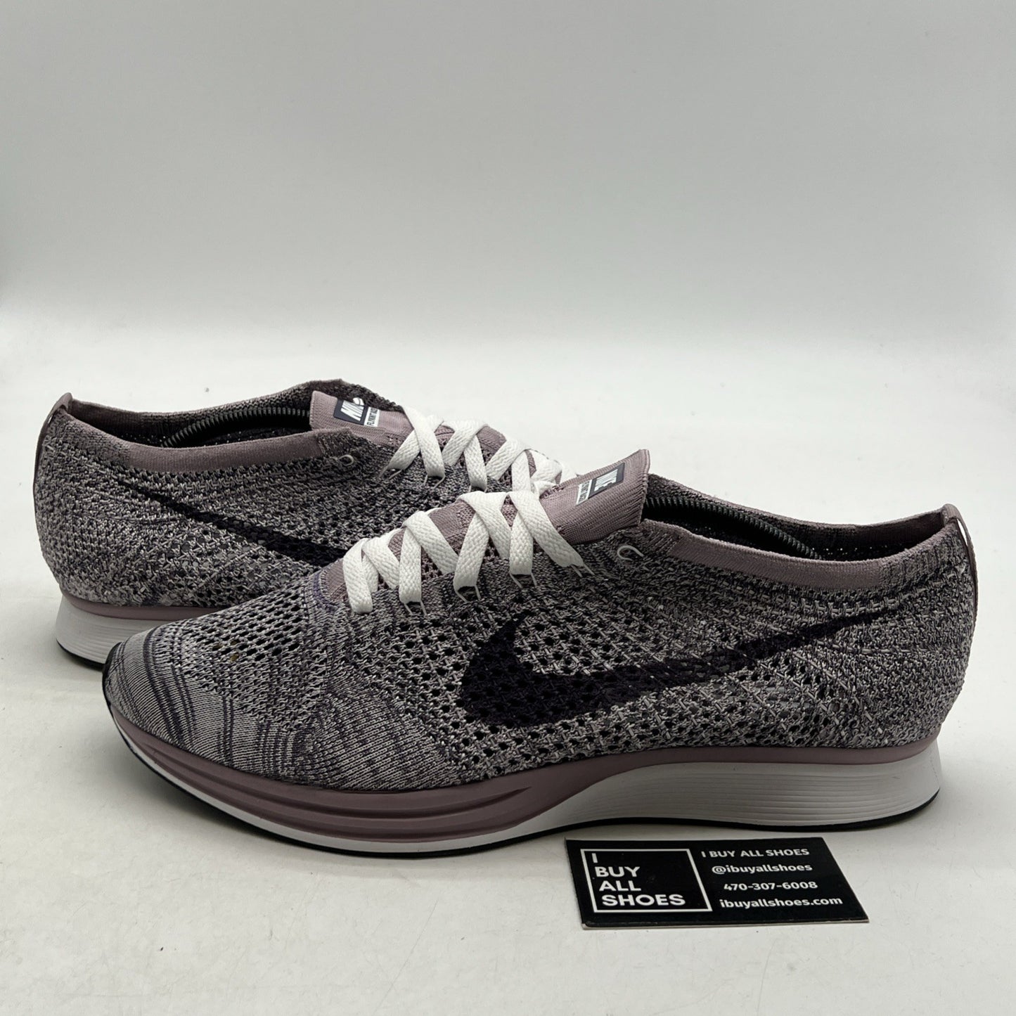 Size 12.5 - Nike Flyknit Racer Lavender (526628-500)