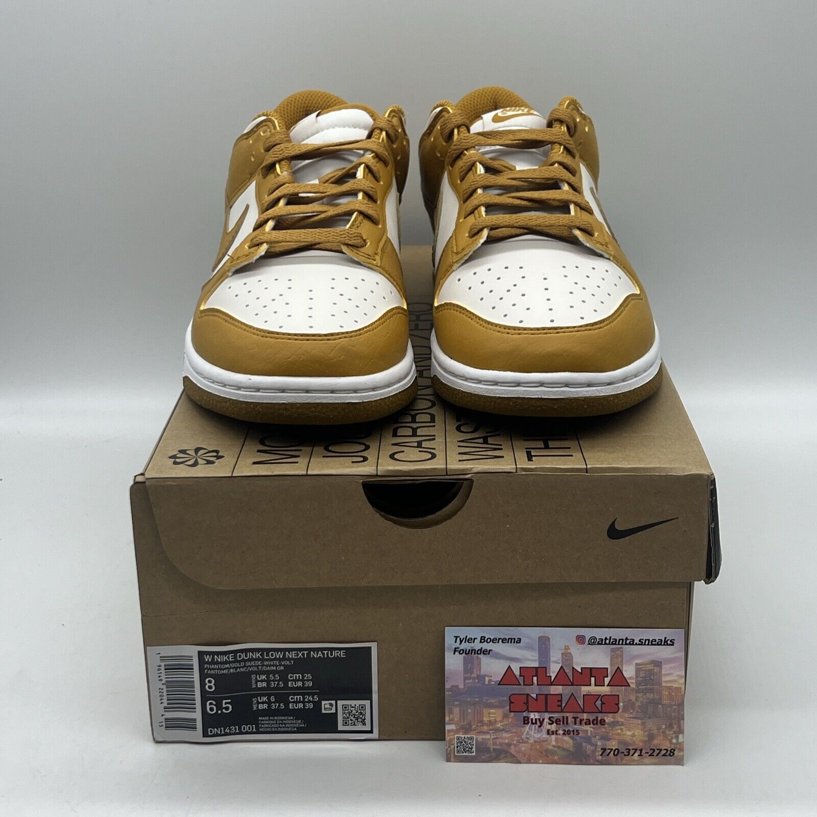 Size 8 - Nike Dunk Low Next Nature Phantom 2022 Brand New Og All