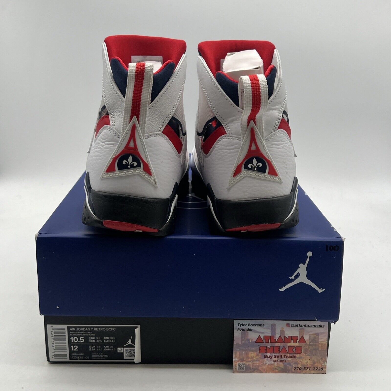 Size 10.5 - Paris Saint-Germain x Air Jordan 7 Retro Paname (CZ0789-105)