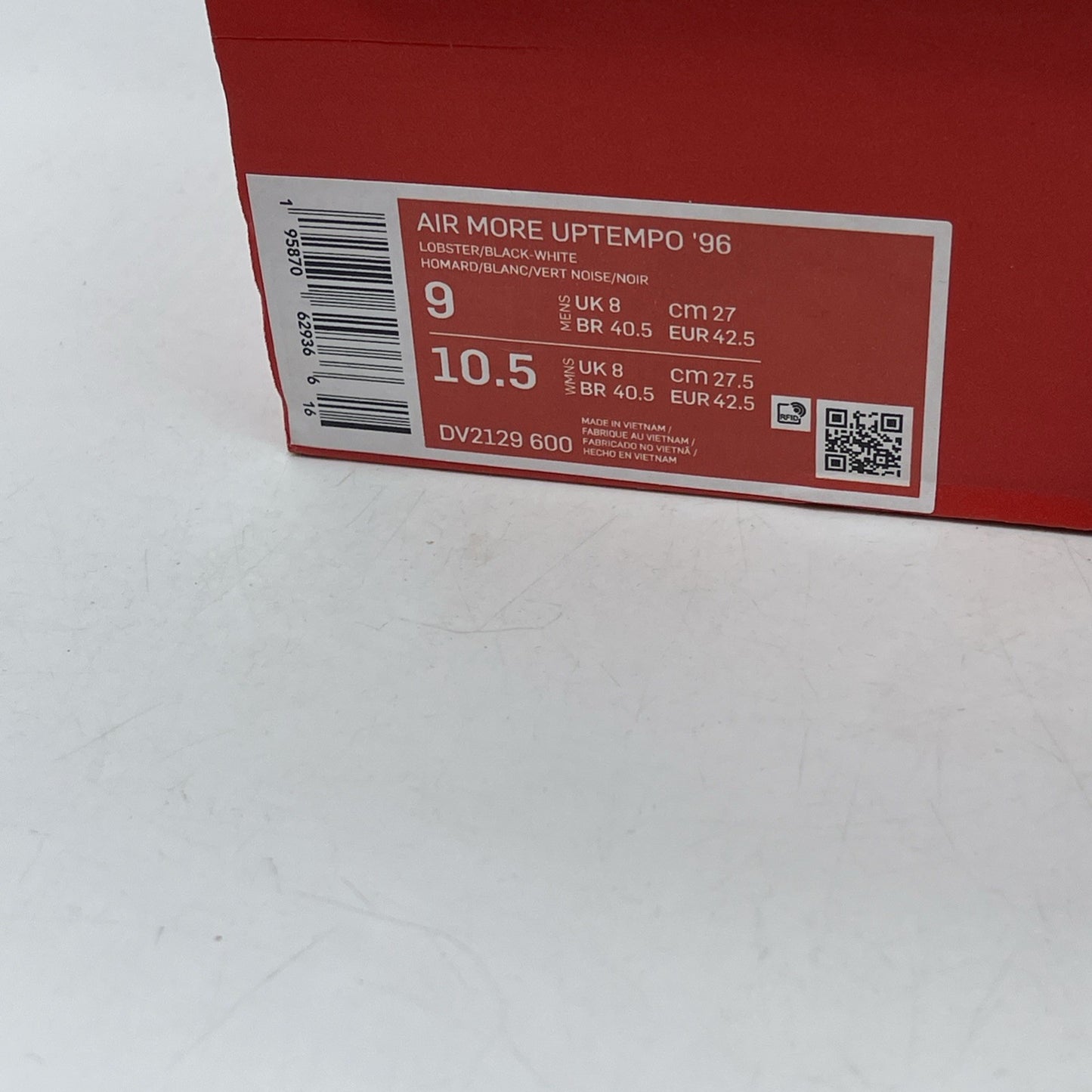 Size 9 - Nike Air More Uptempo I Got Next Suede Leather (DV2129-600)