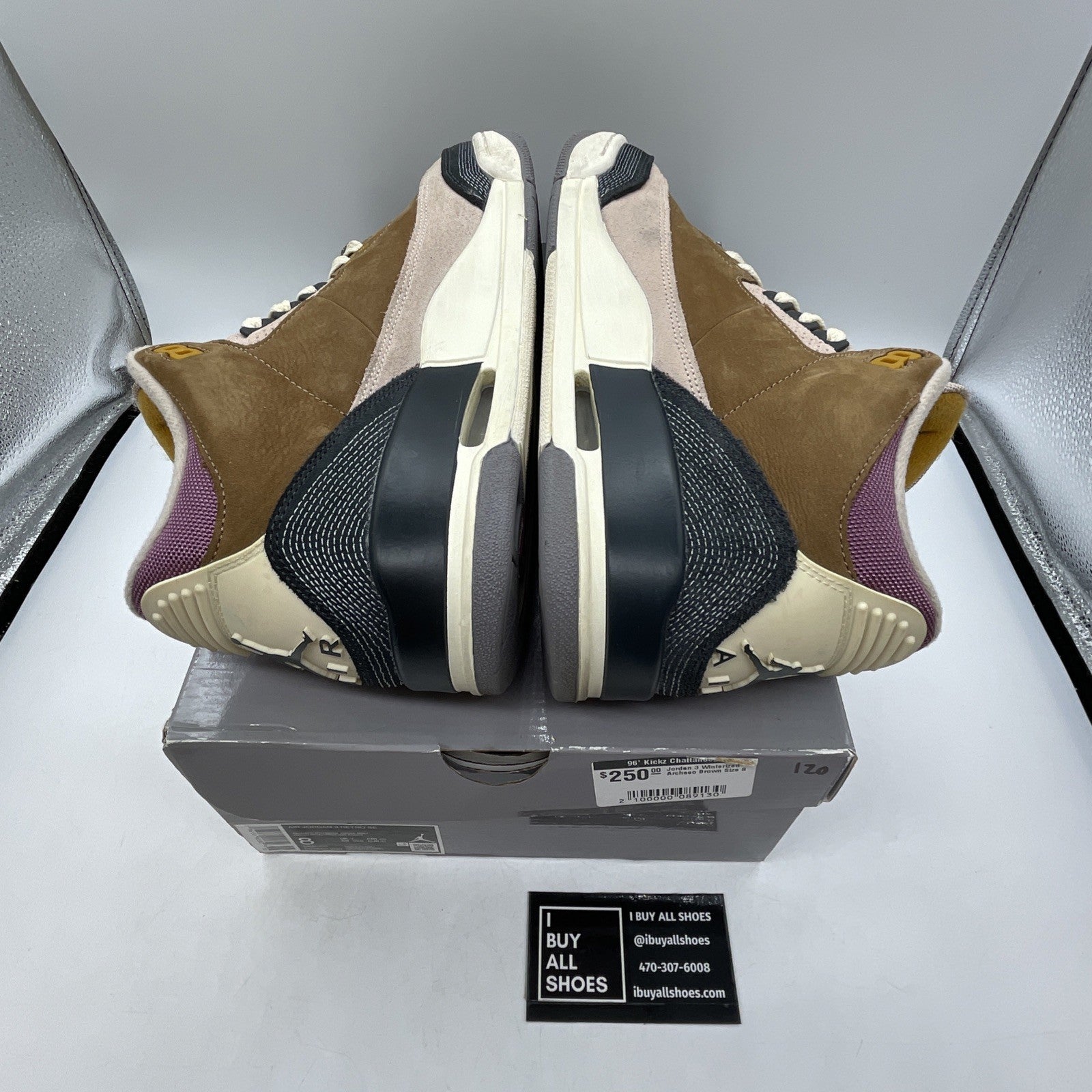 Size 8 - Air Jordan 3 Retro SE Winterized Brown Pink Black Suede (DR8869-200)
