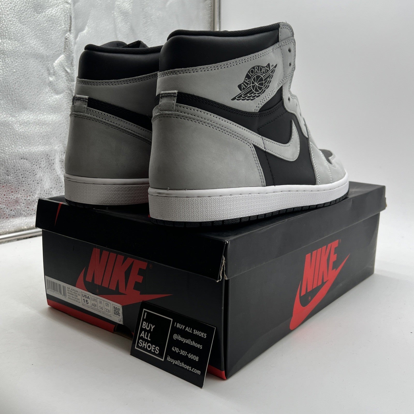 Size 15 - Air Jordan 1 Retro OG High Shadow 2.0 (555088-035)