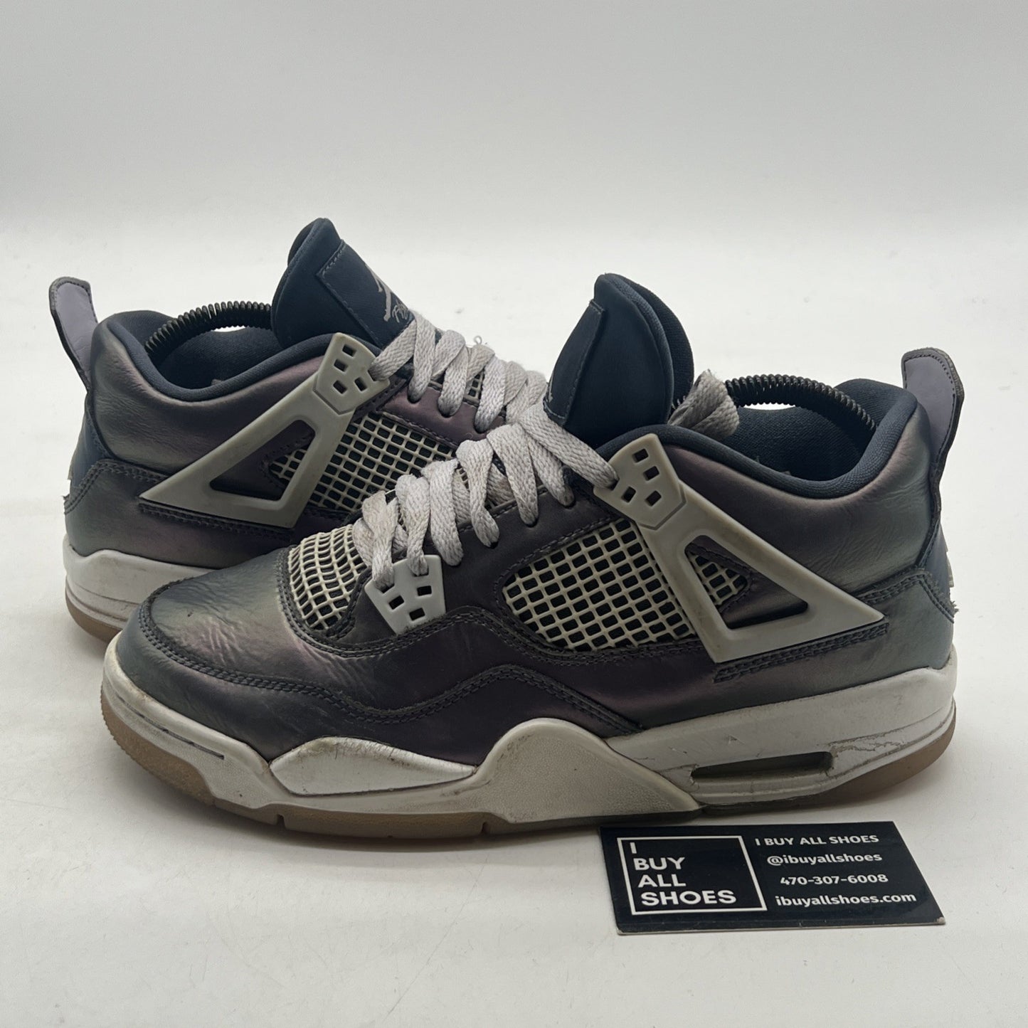 Size 7Y - Air Jordan 4 Retro Monsoon Blue (GS) Style (BQ9043-400)