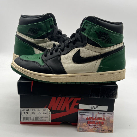 Size 11 - Air Jordan 1 Retro High OG Pine Green 2018 (555088-302)