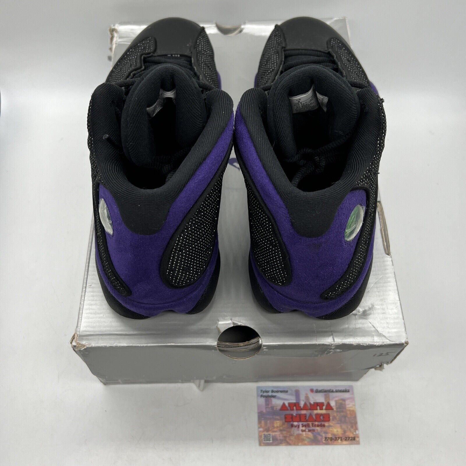 Size 9 - Jordan 13 Retro Court Purple Black Leather Suede (DJ5982-015)