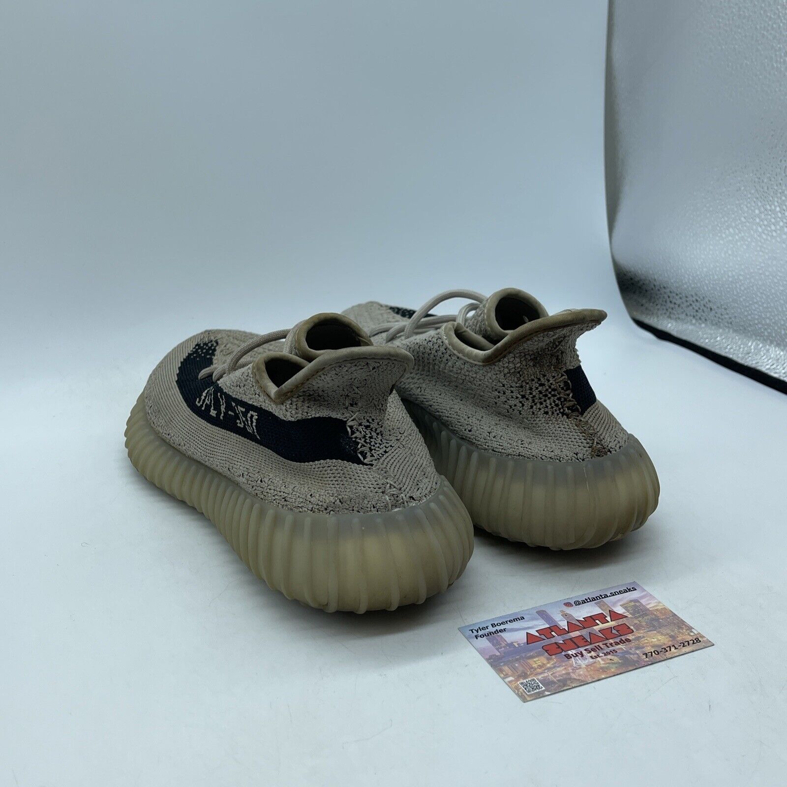 Size 8 - adidas Yeezy Boost 350 V2 Low Slate Grey Black Suede (HP7870)