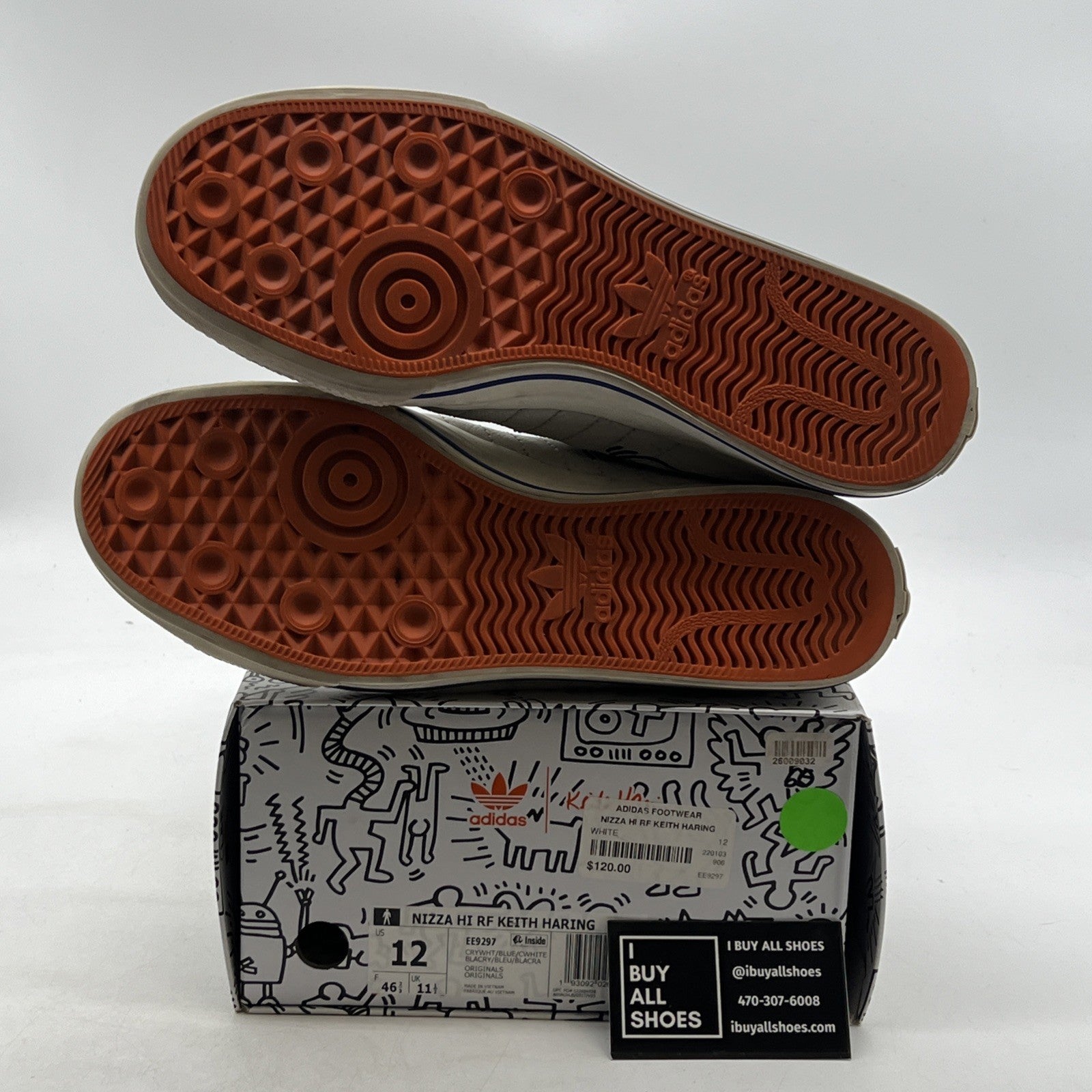 Size 12 - adidas Keith Haring x Nizza RF High Pop Art (EE9297)