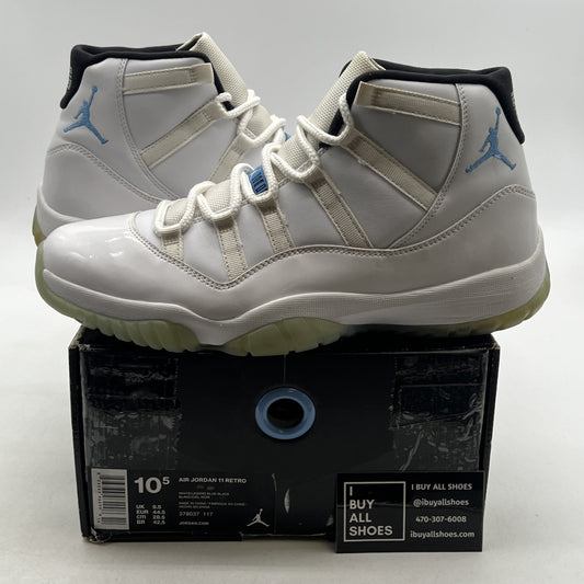 Size 10.5 - Air Jordan 11 Retro High Legend Blue (378037-117)
