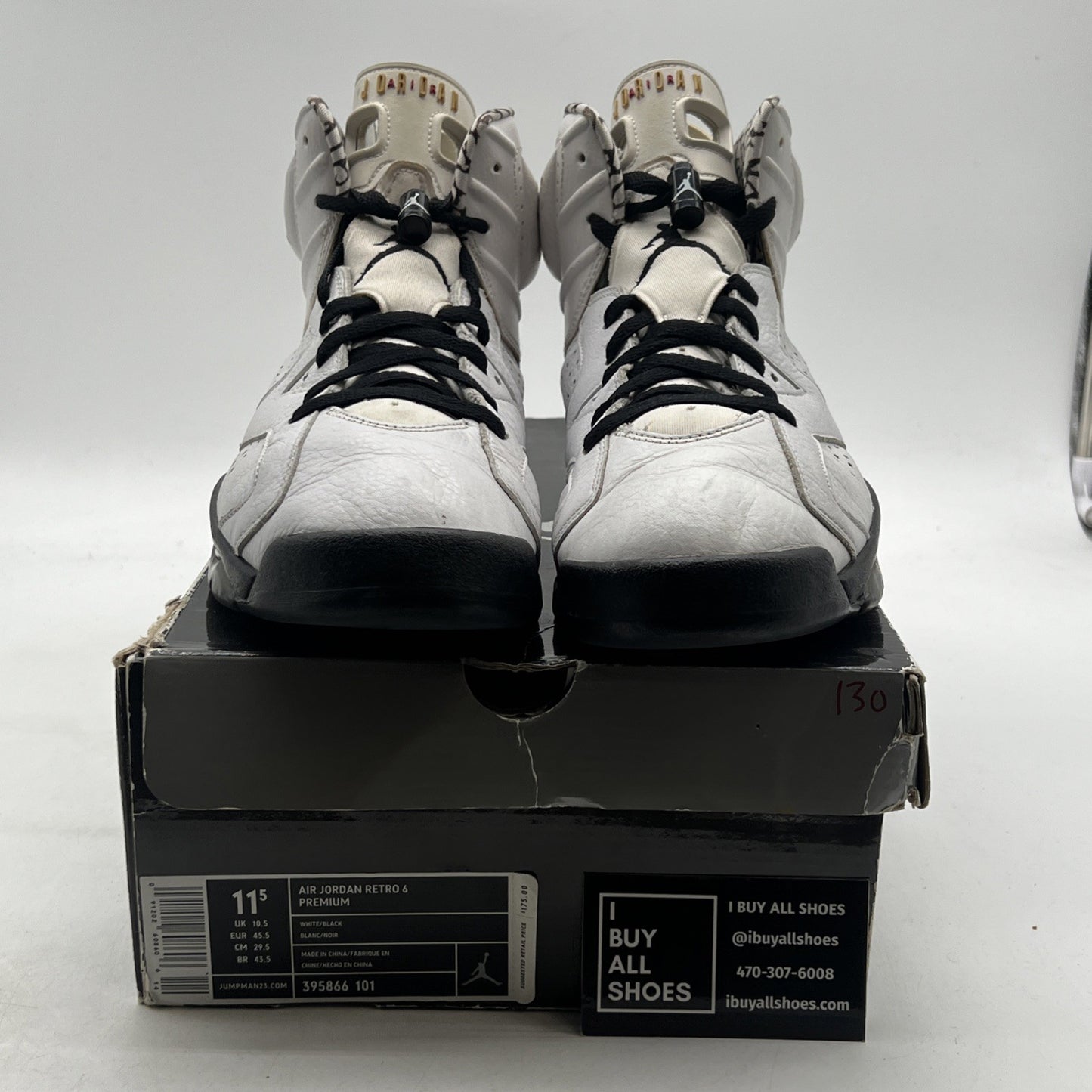 Size 11.5 - Air Jordan 6 Retro Premium Motorsports (305866-101)