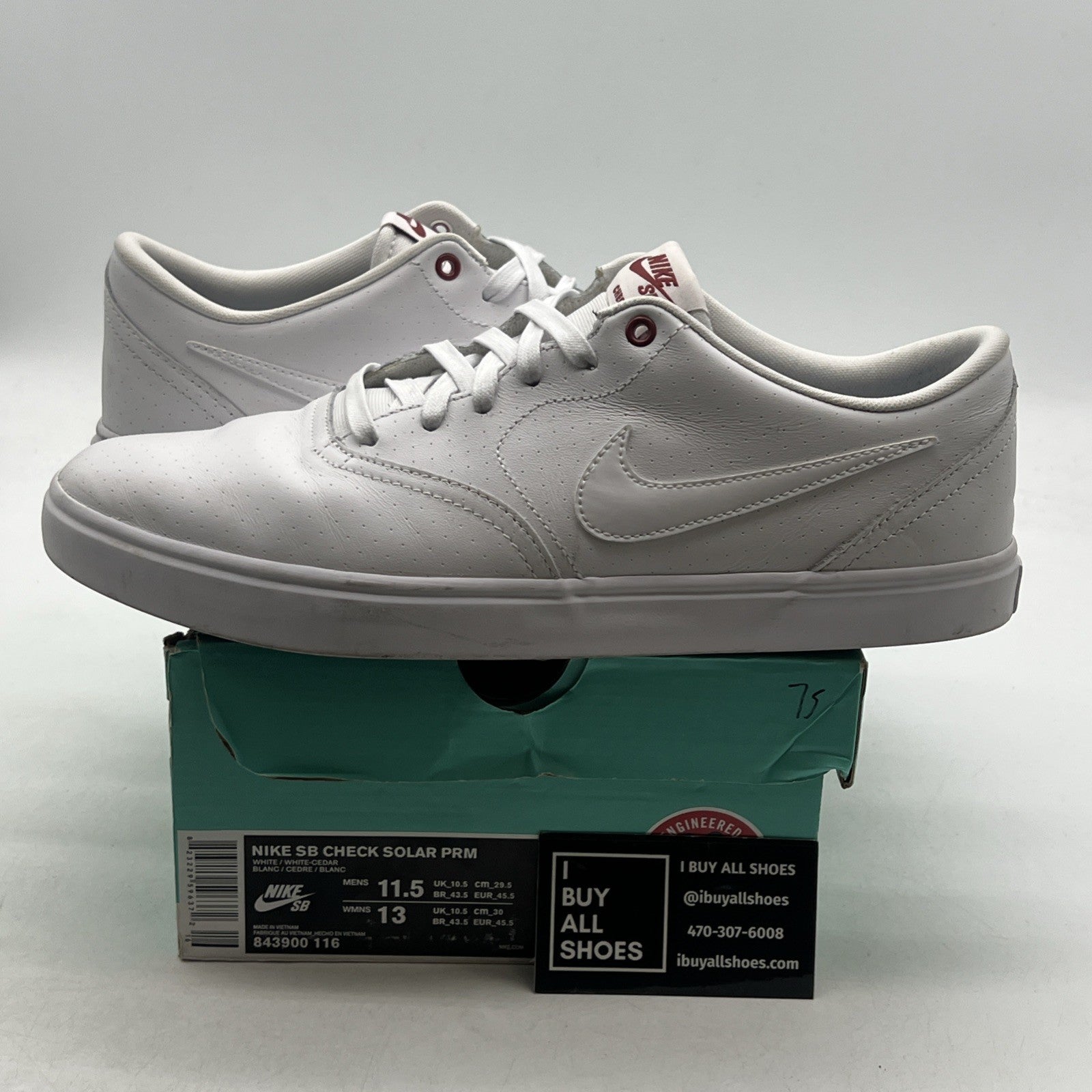 Size 11.5 - Nike SB Check Solar PRM (834900-116)