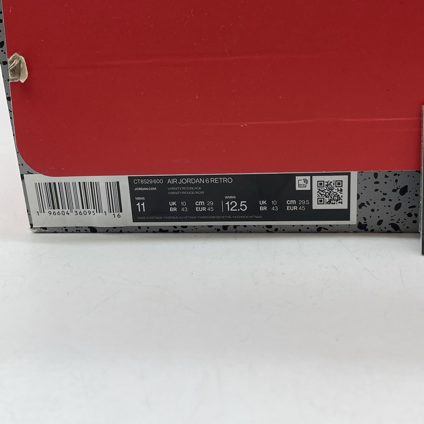 Size 11 - Air Jordan 6 Retro Toro Bravo Suede (CT8529-600)