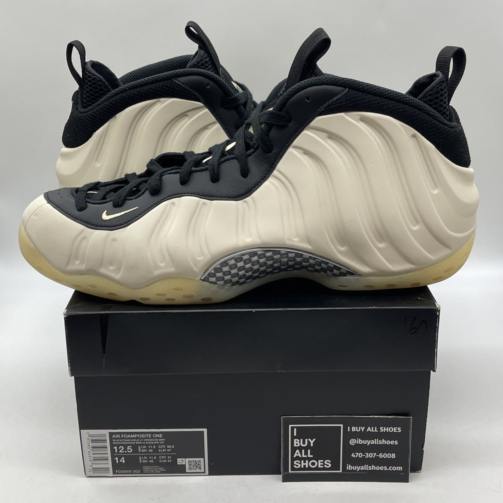 Size 12.5 - Nike Air Foamposite One Light Orewood Brown (FD5855-002)