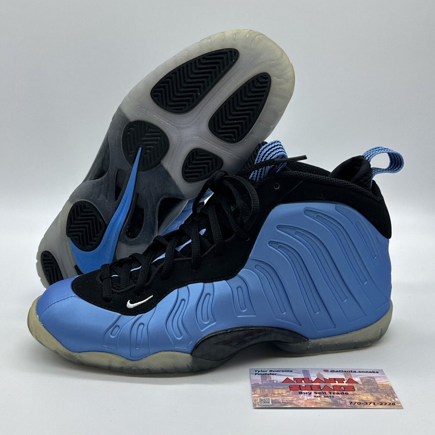 Size 6Y Nike Air Foamposite One University Blue 2016  No Box 644791-402