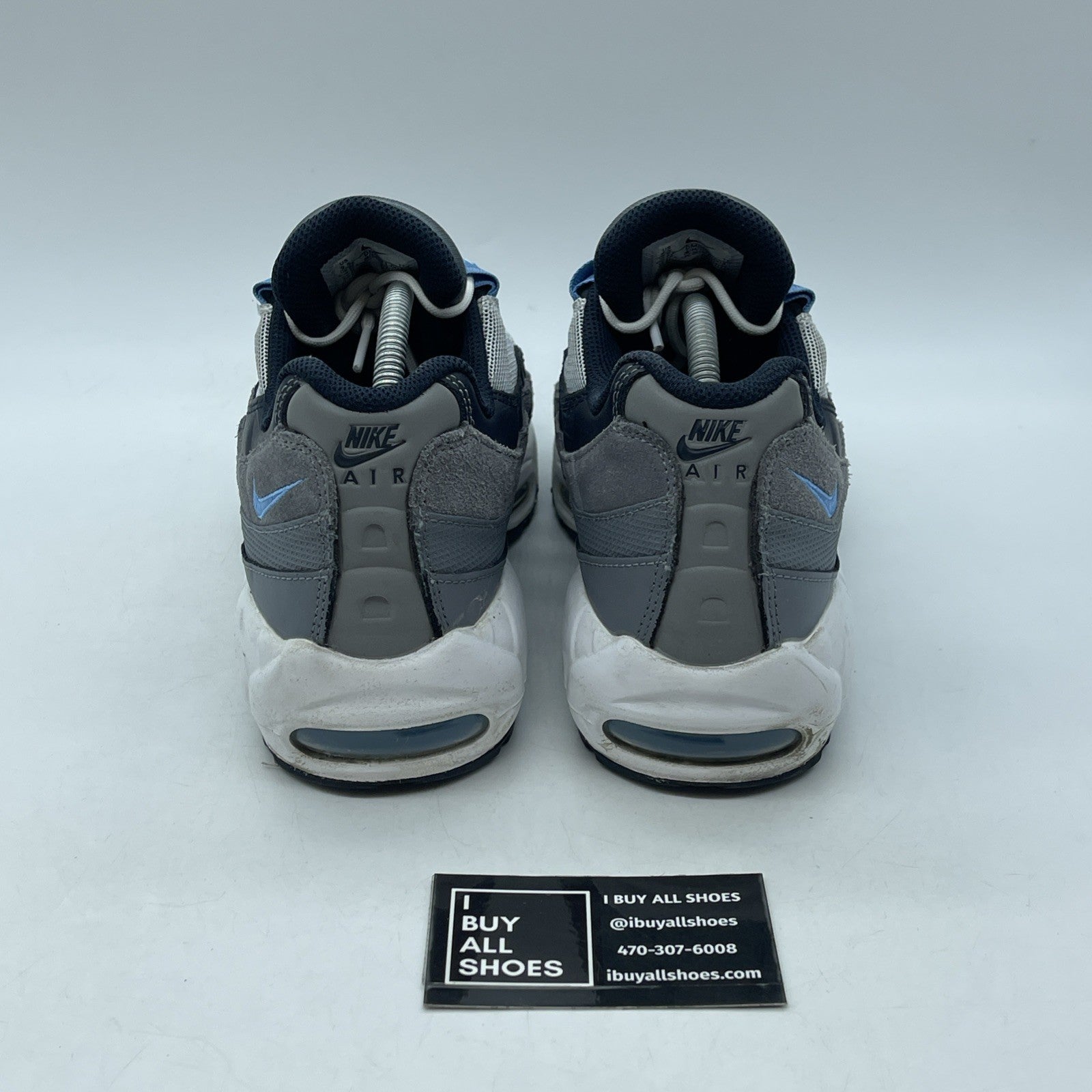 Size 9.5 - Nike Air Max 95 Cool Grey University Blue White (DM0011-003)