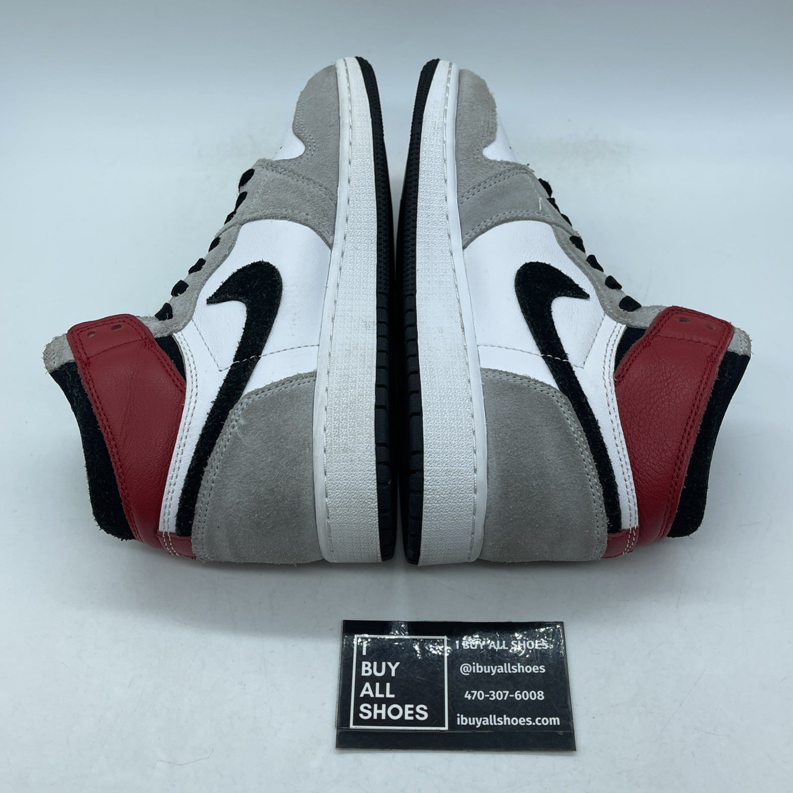 Size 6Y - Jordan 1 Retro High OG Smoke Gray 2020 Suede Leather (575441-126)