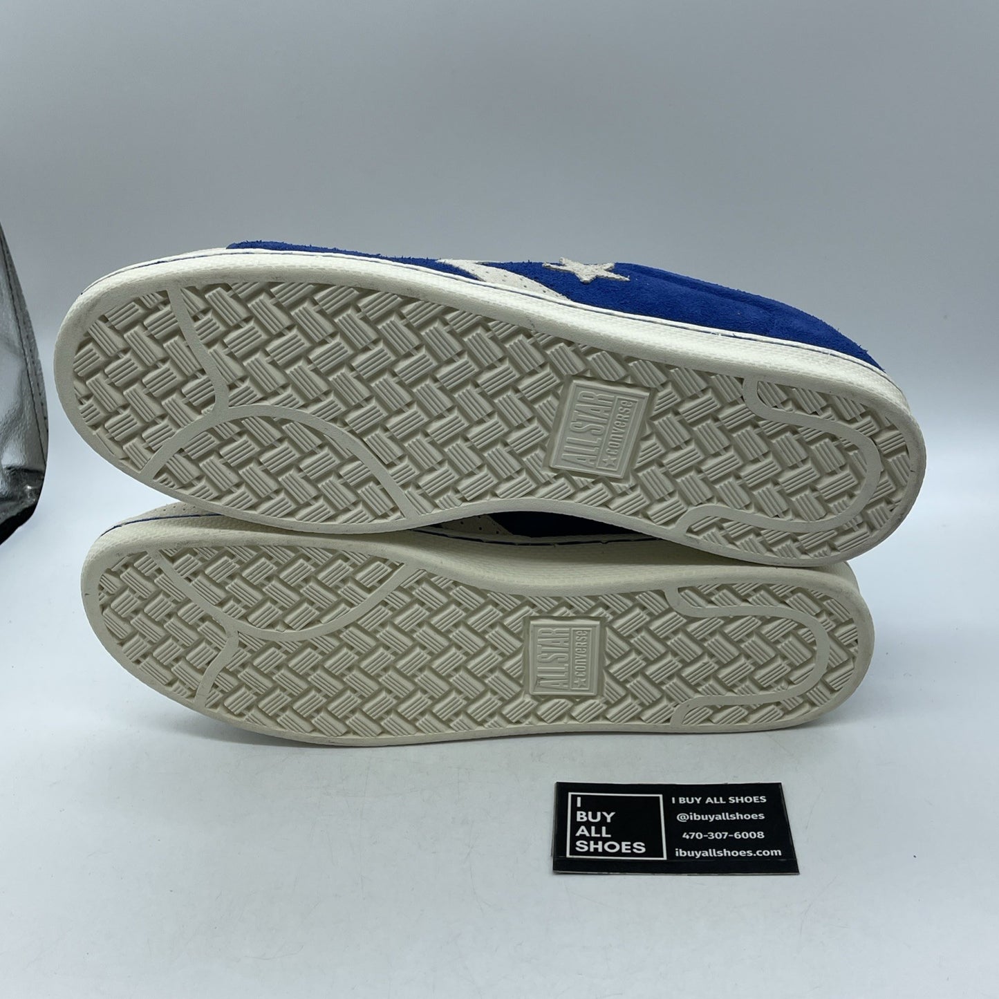 Size 13 - Converse Pro Leather Ox Low Top White Game Royal-White (105602)
