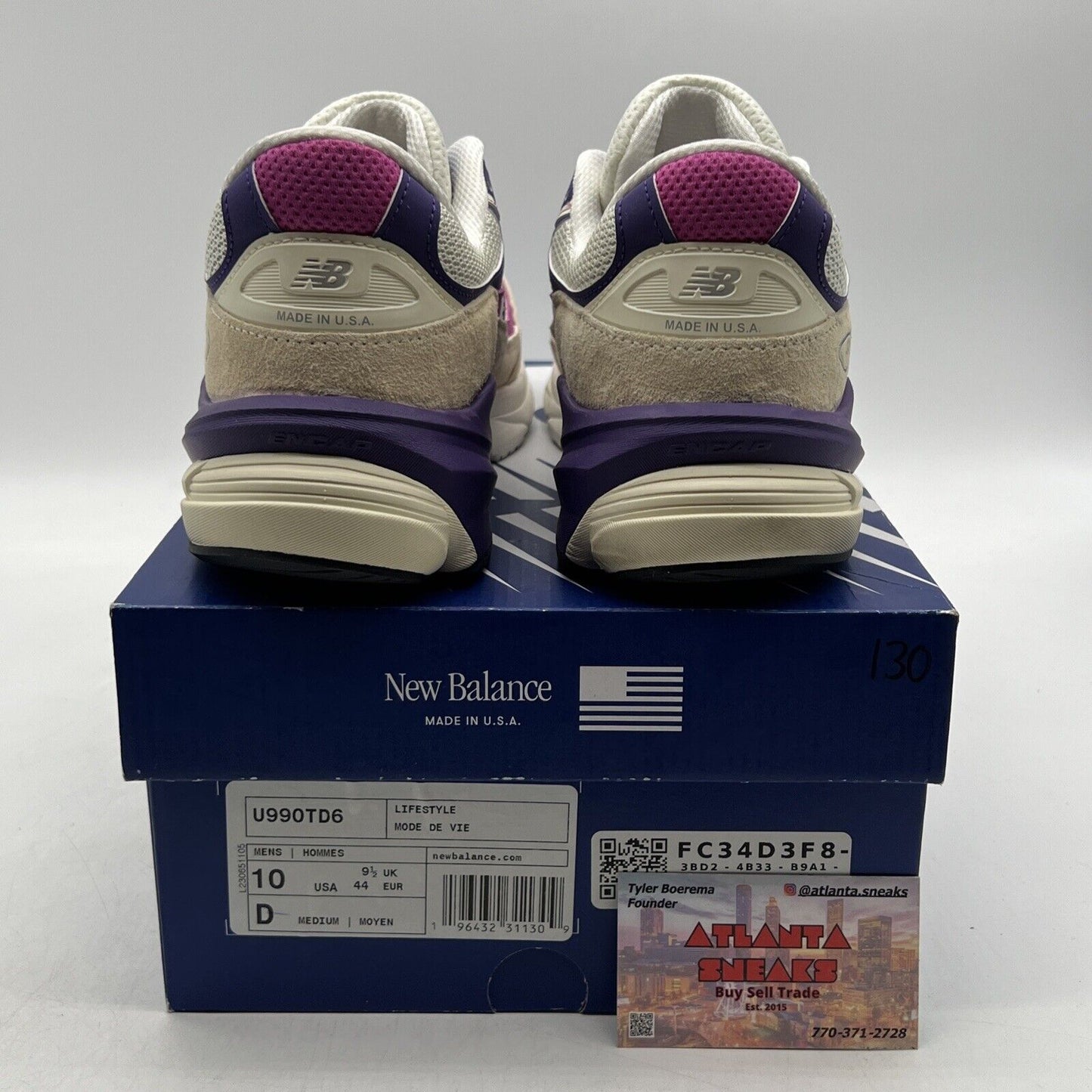 Size 10 - New Balance Teddy Santis x 990v6 Made in USA Macadamia Nut Magenta