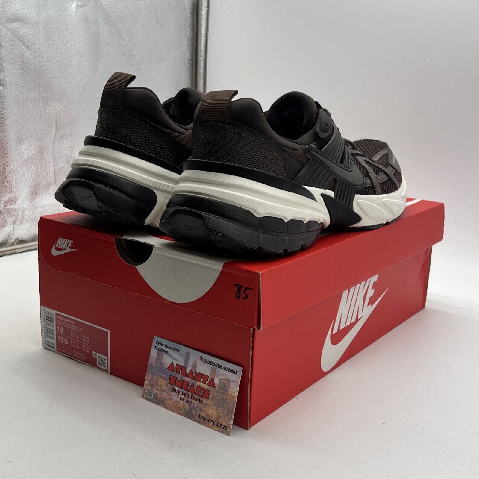 Size 12 - Nike V2K Run Velvet Brown (HJ4497-200)