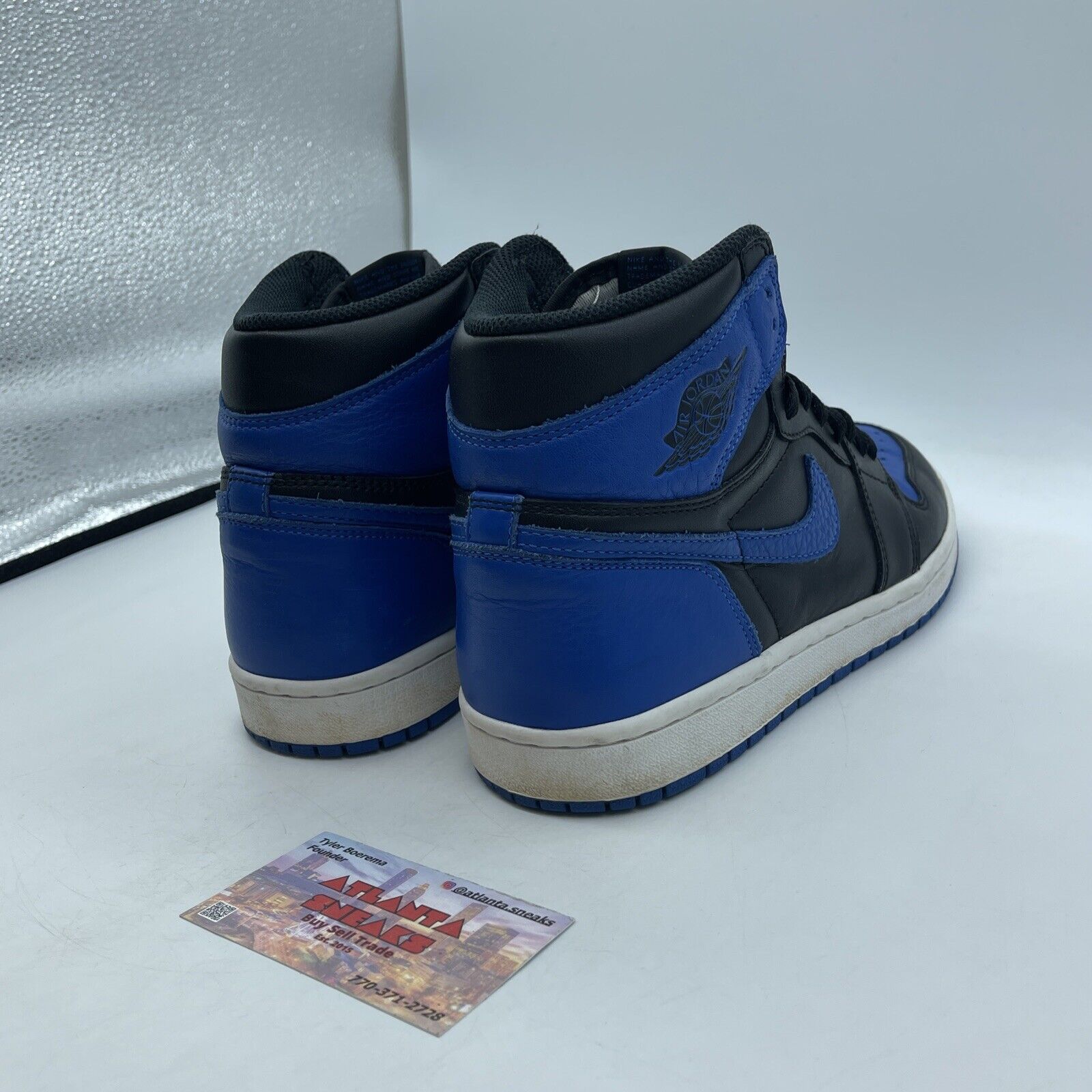 Size 8 - Jordan 1 Retro OG High Royal Blue White Black (555088-007)